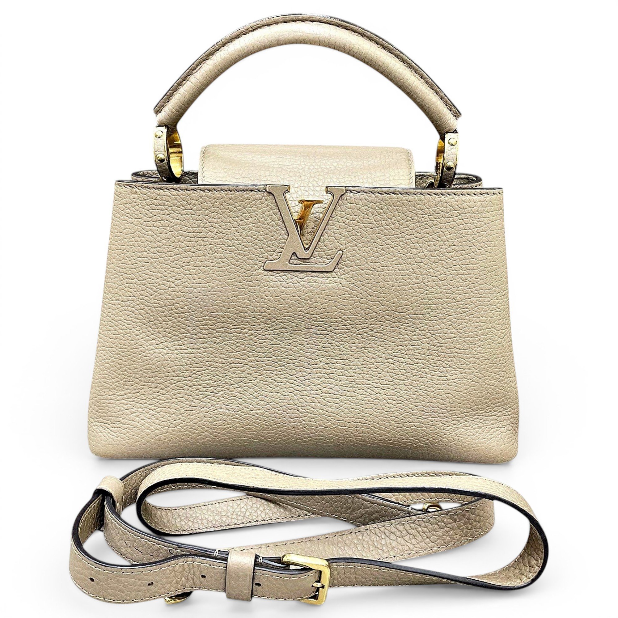 Capucines leather handbag