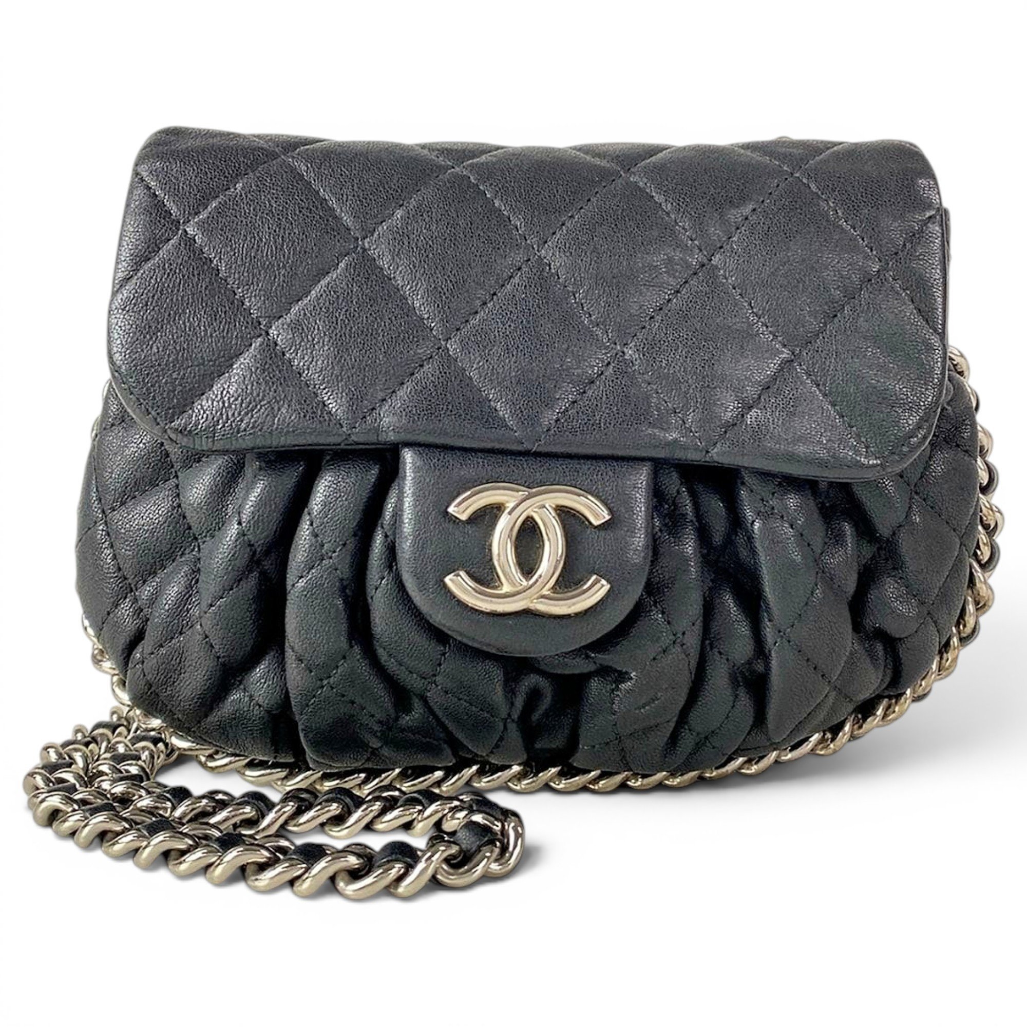 Chain Around leather handbag