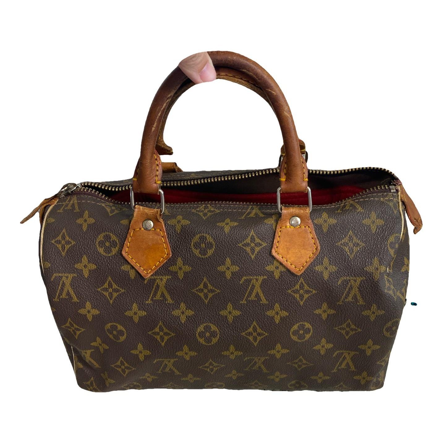 Speedy vinyl handbag