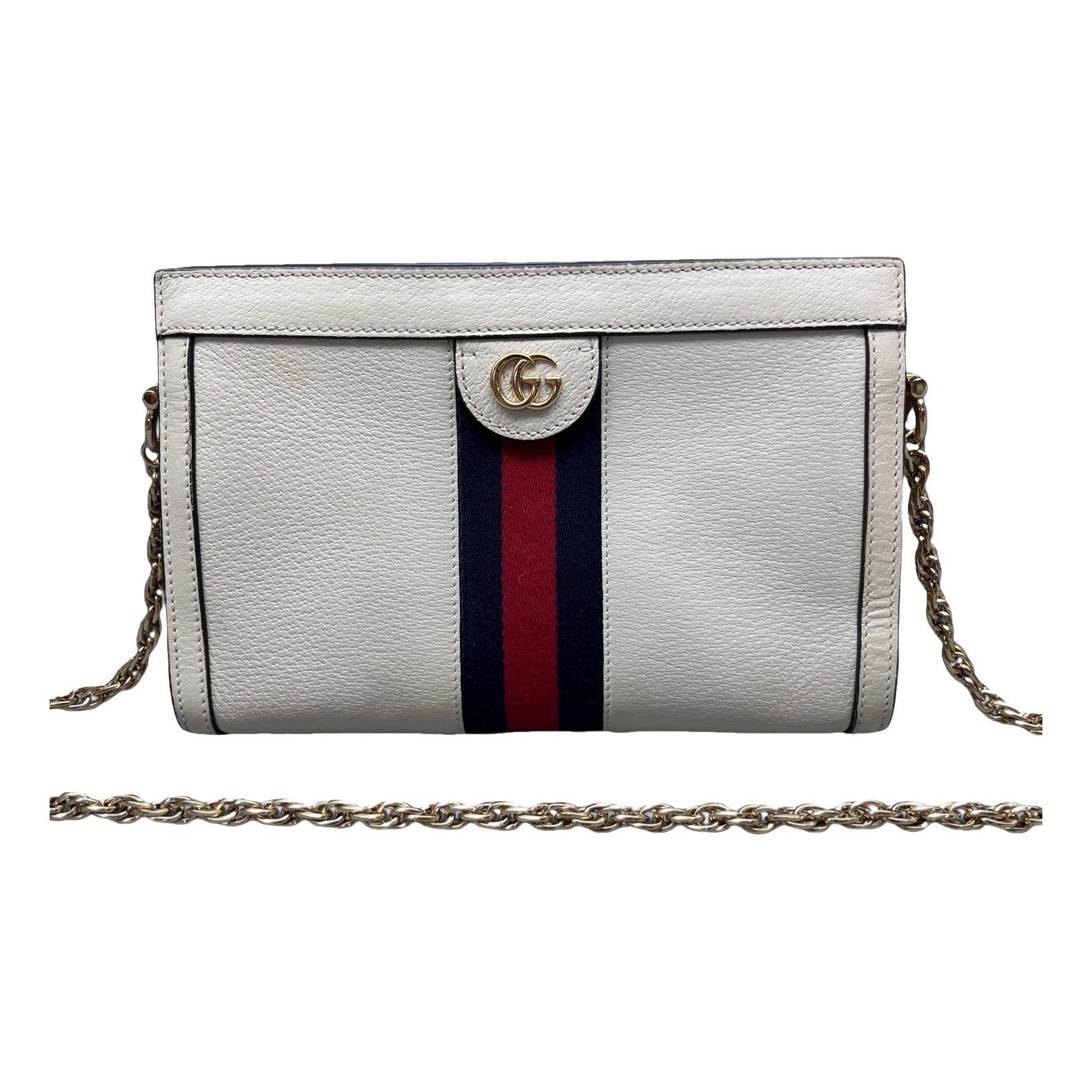 Ophidia Chain leather handbag