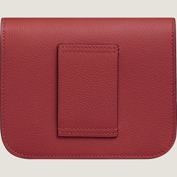 Rouge Grenat Constance Slim Wallet