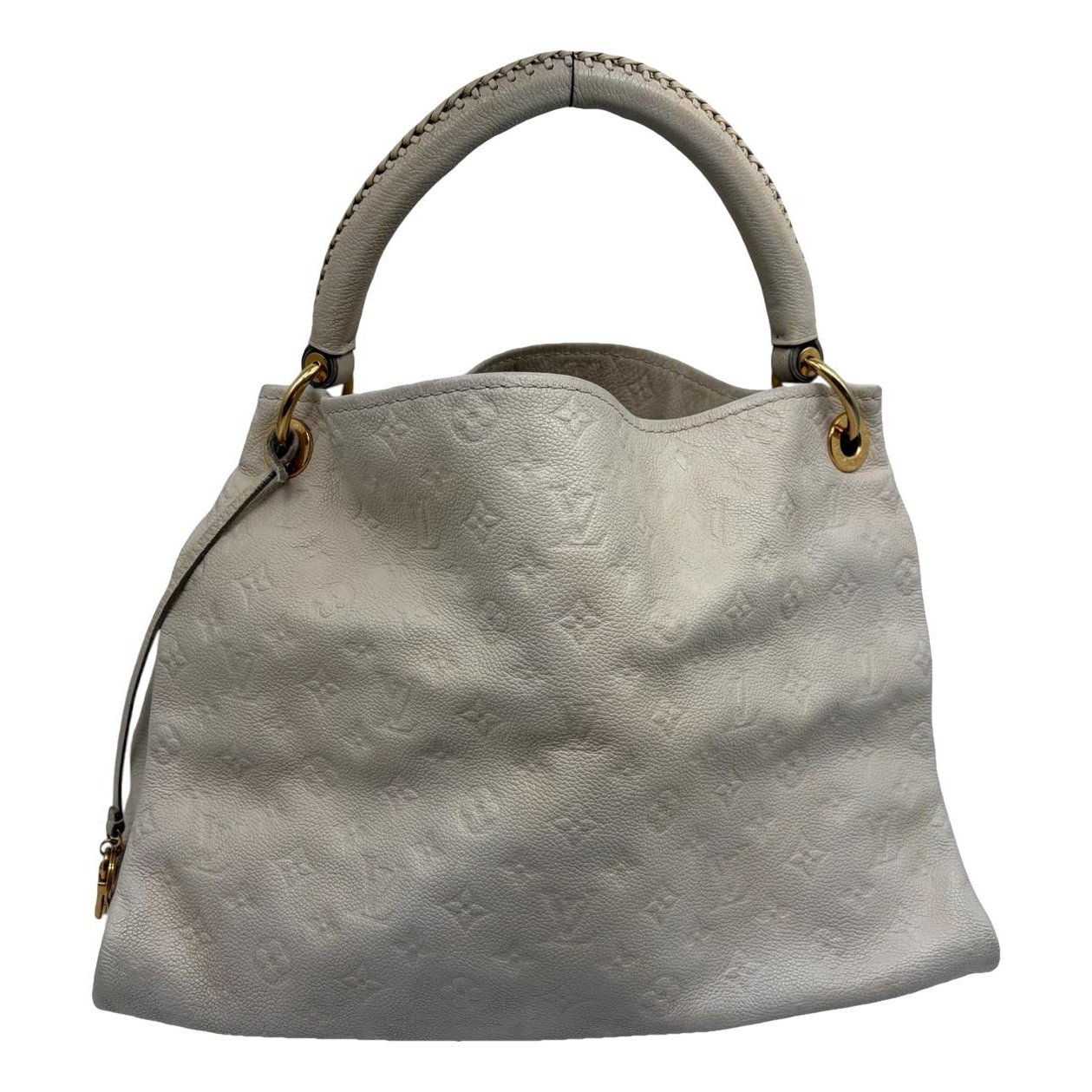 Artsy leather handbag