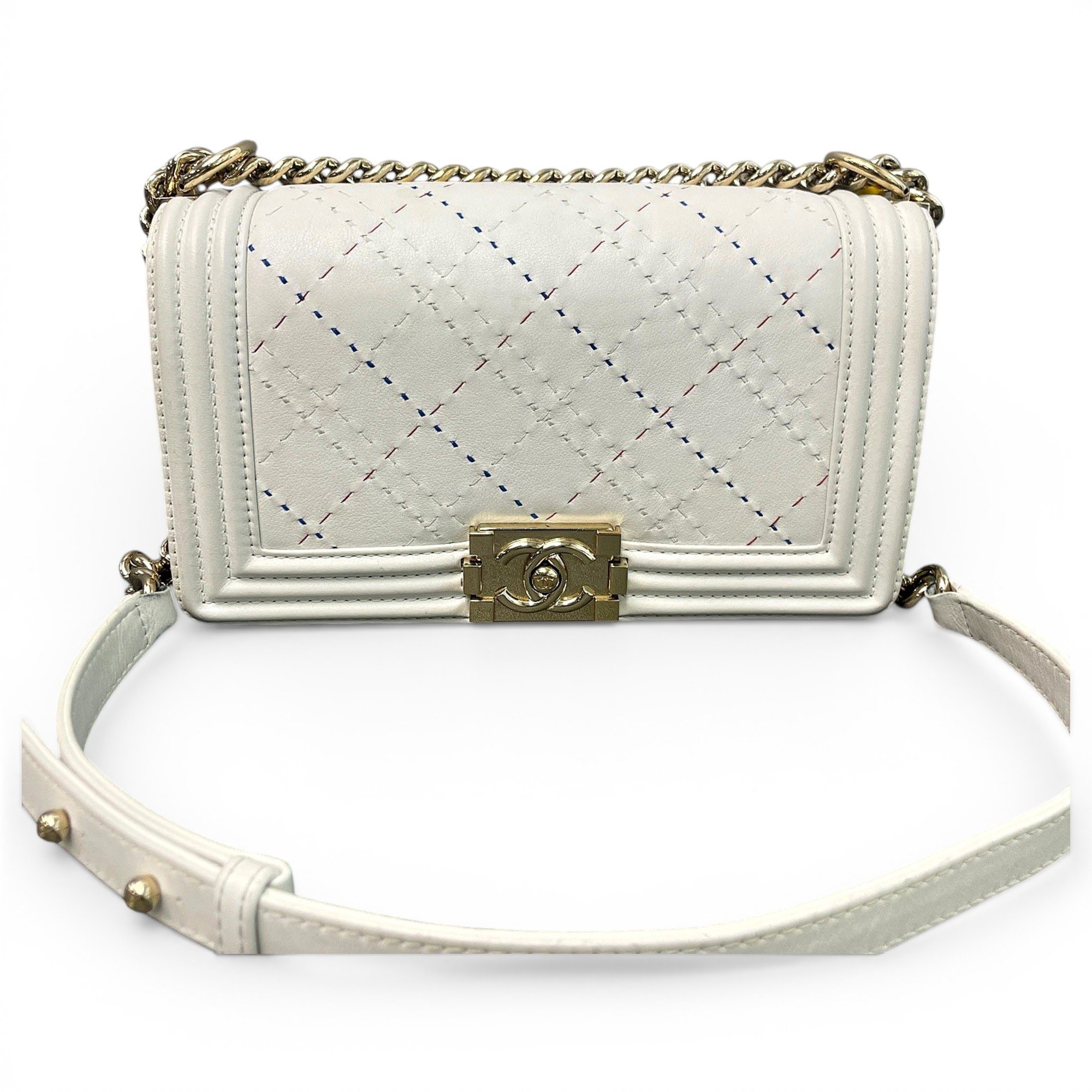 Boy leather crossbody bag