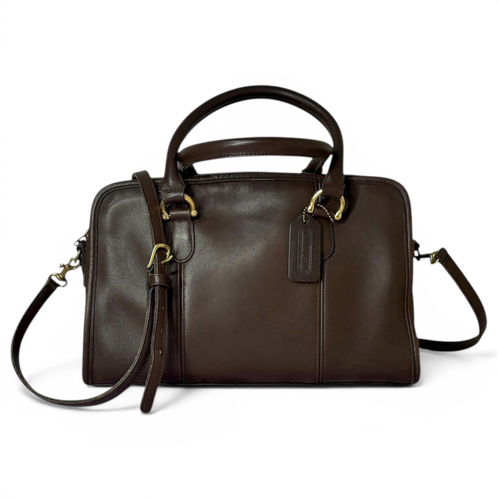 Leather satchel