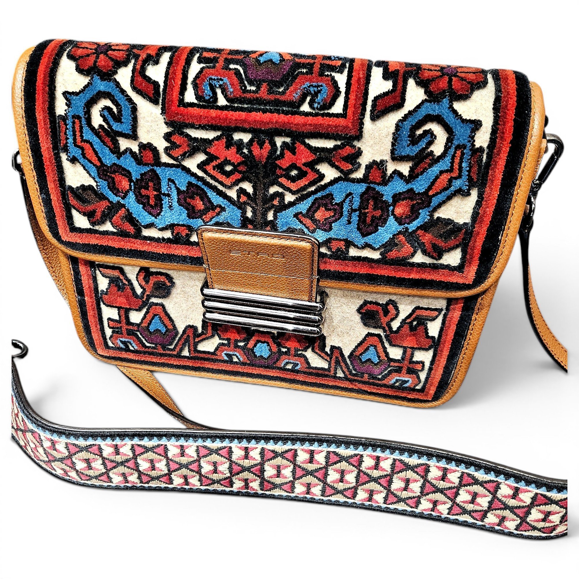 Leather crossbody bag