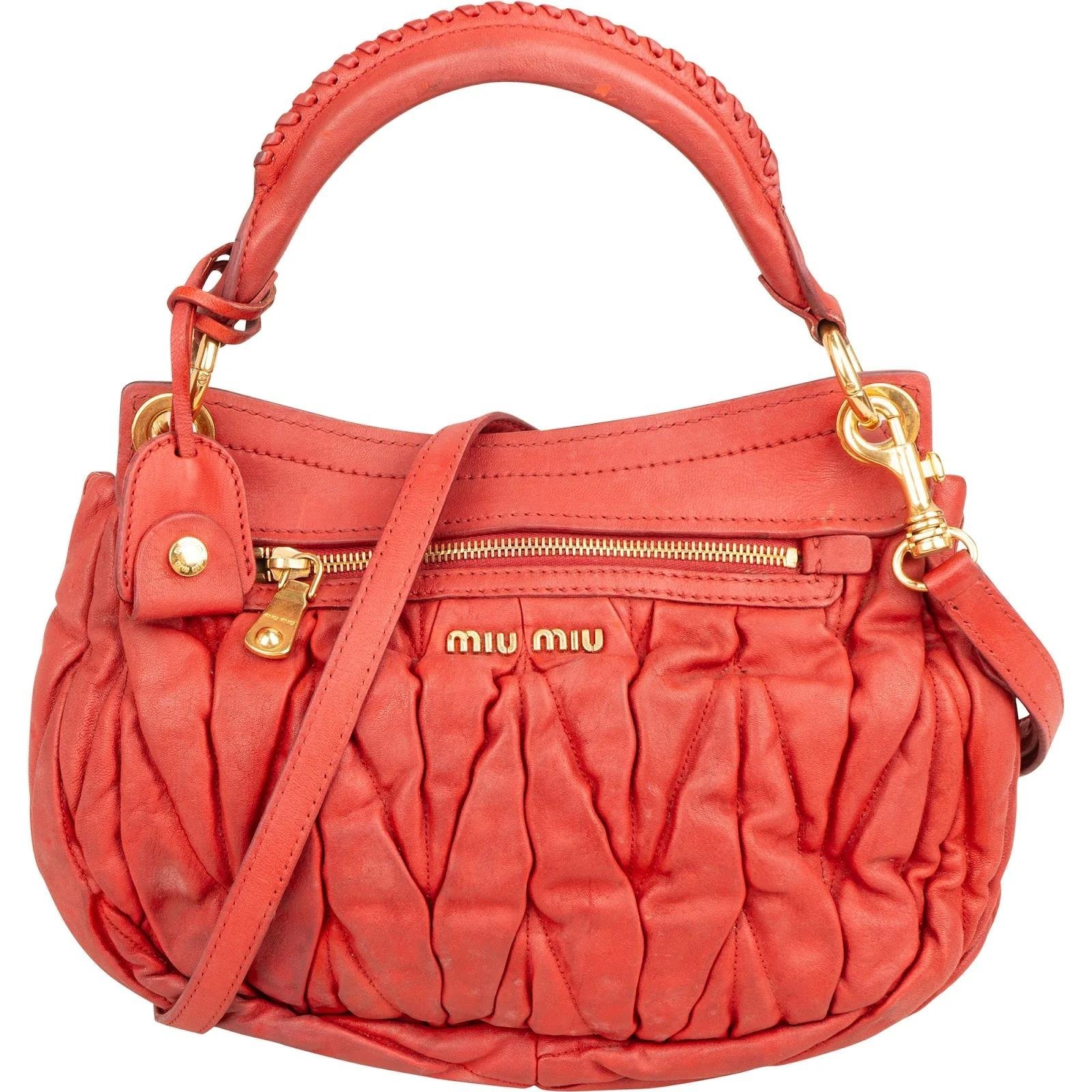 Coffer leather handbag