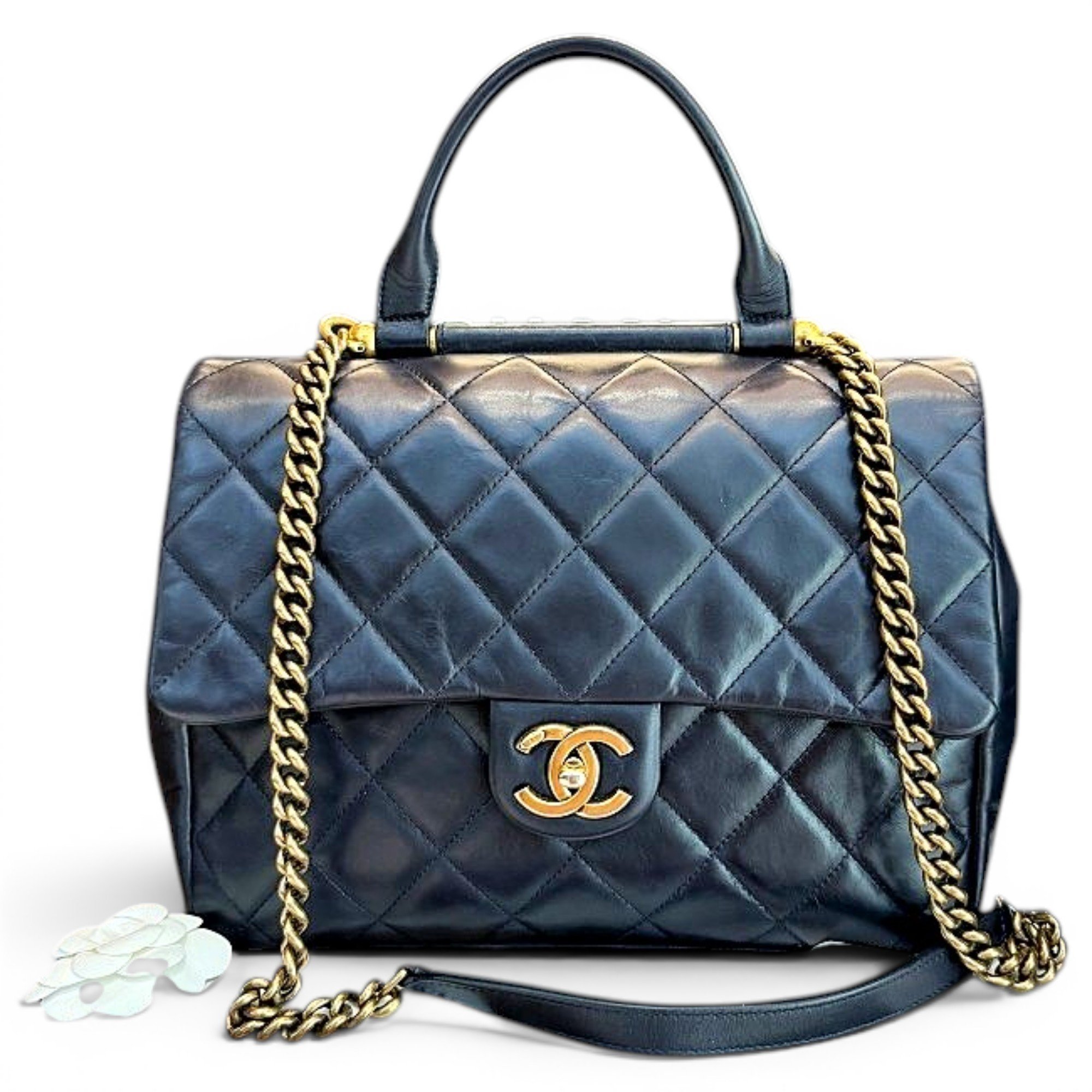 Leather handbag