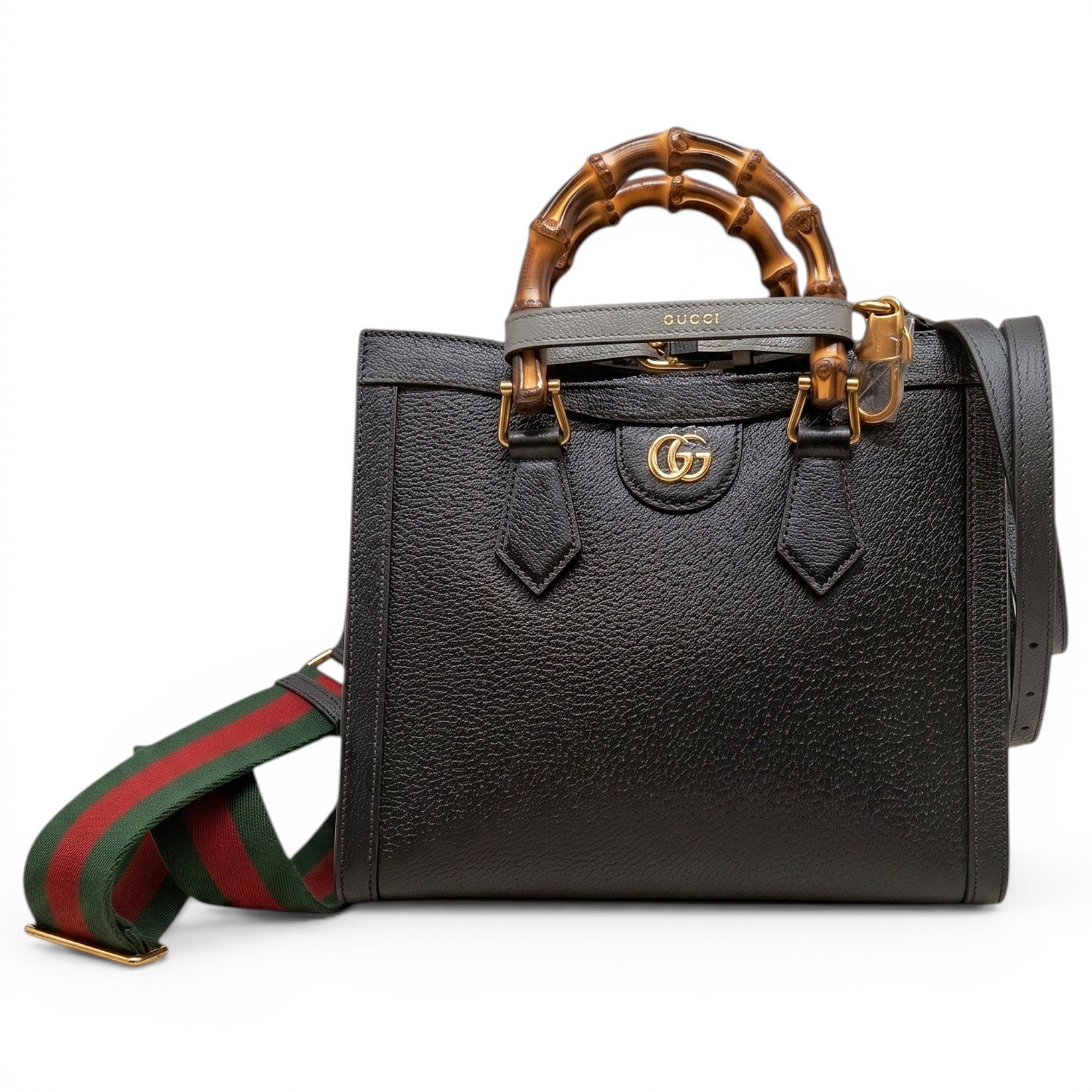 Diana Bamboo leather tote