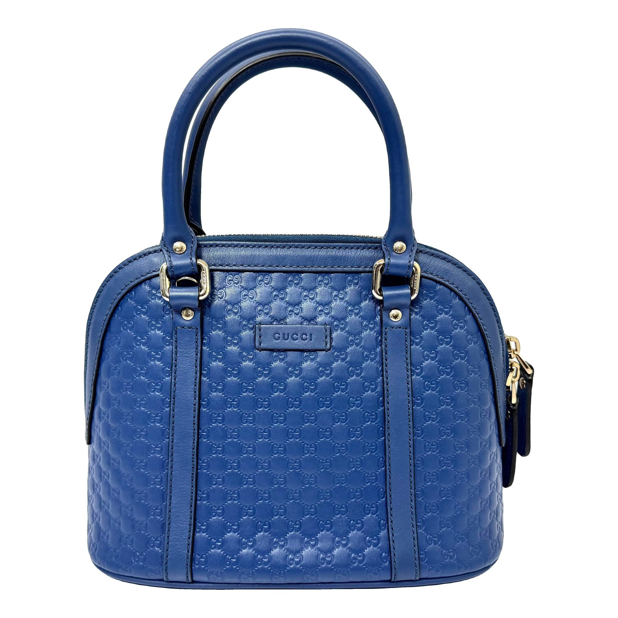 Dôme leather handbag