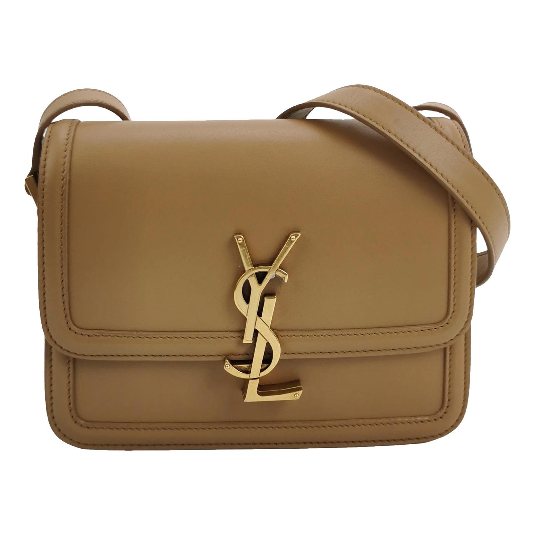 Solférino leather handbag
