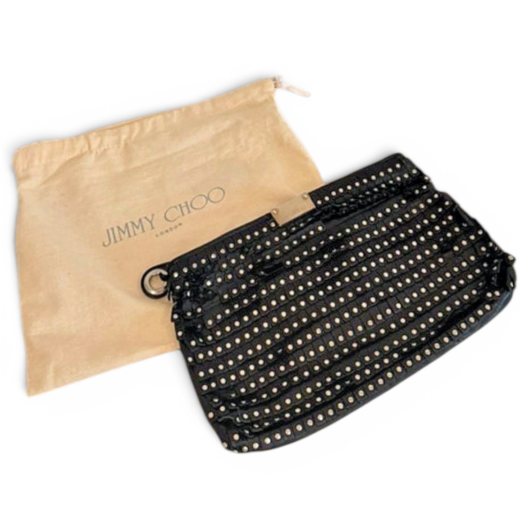 Silk clutch bag