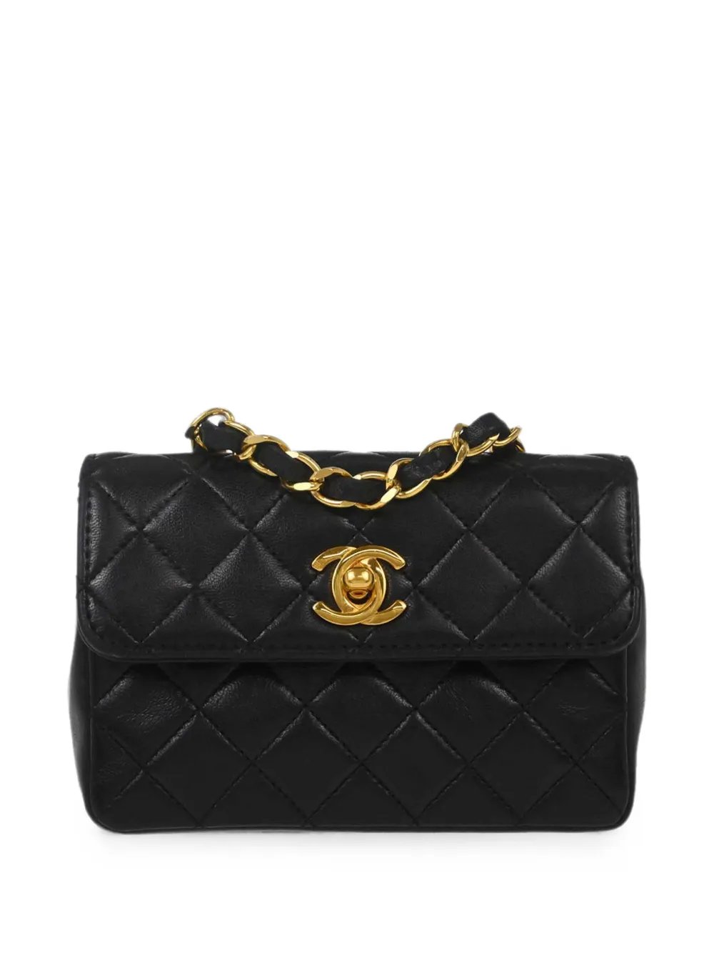 1990 Straight Flap shoulder bag