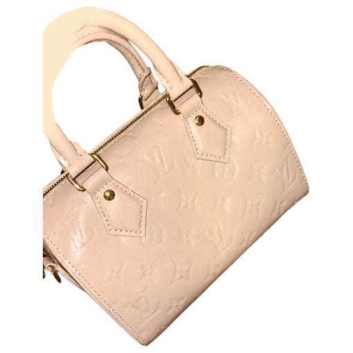 Speedy patent leather handbag
