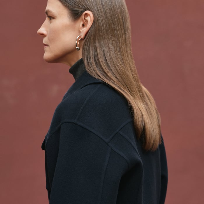Bleu Noir Cashmere Jacket