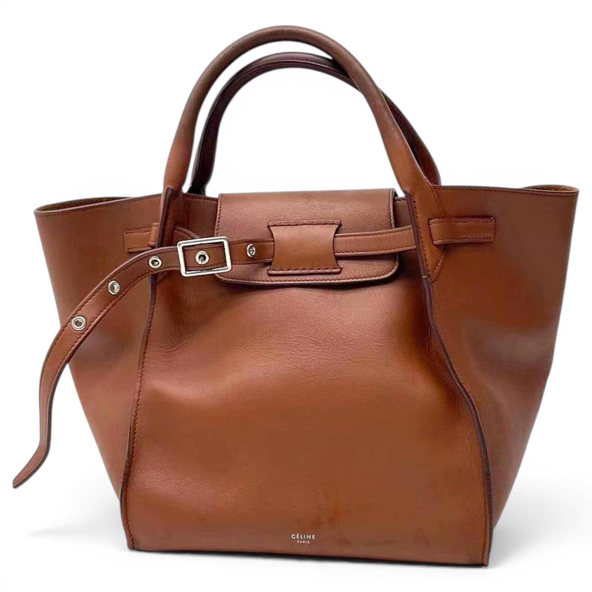Big Bag leather handbag