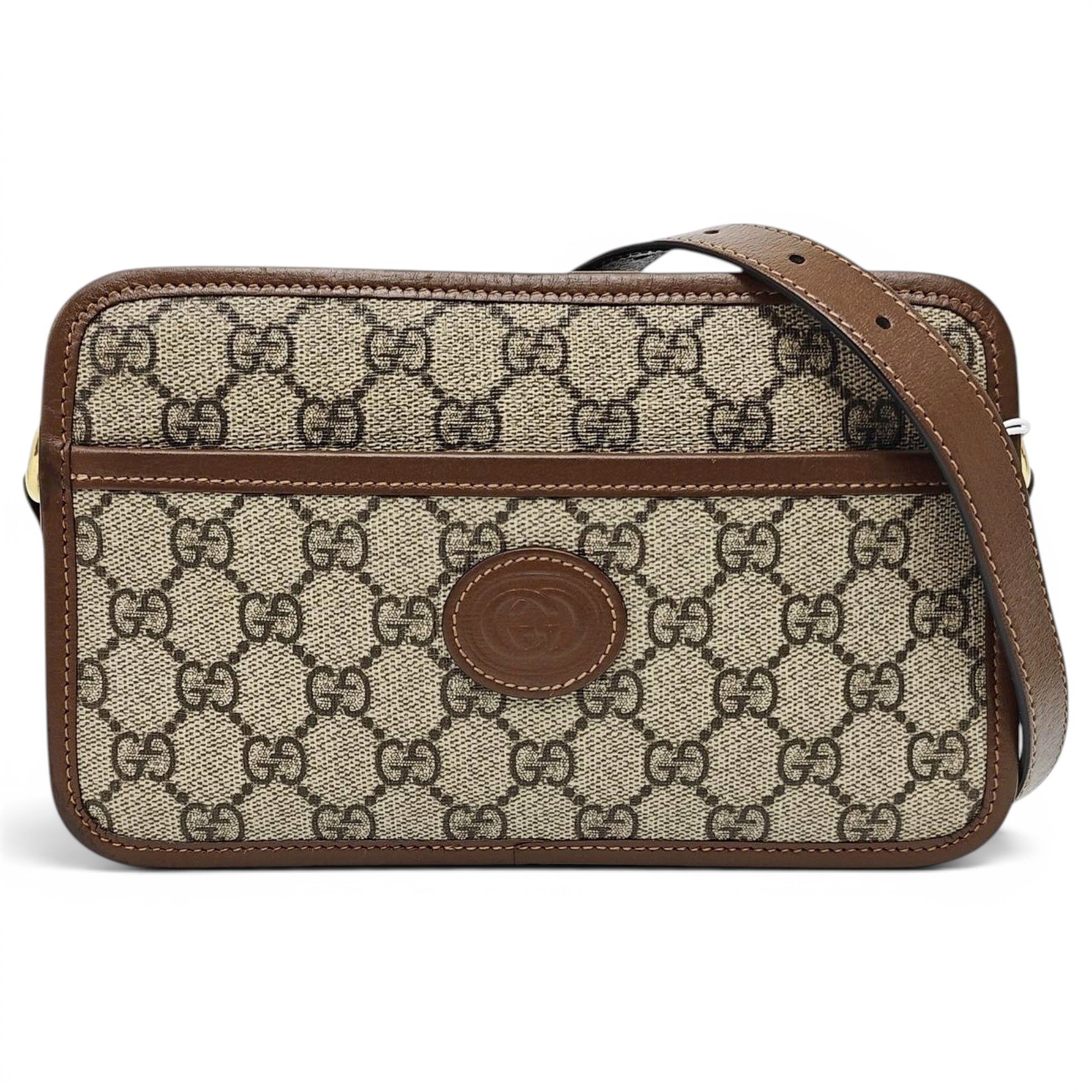 Ophidia GG Supreme leather handbag