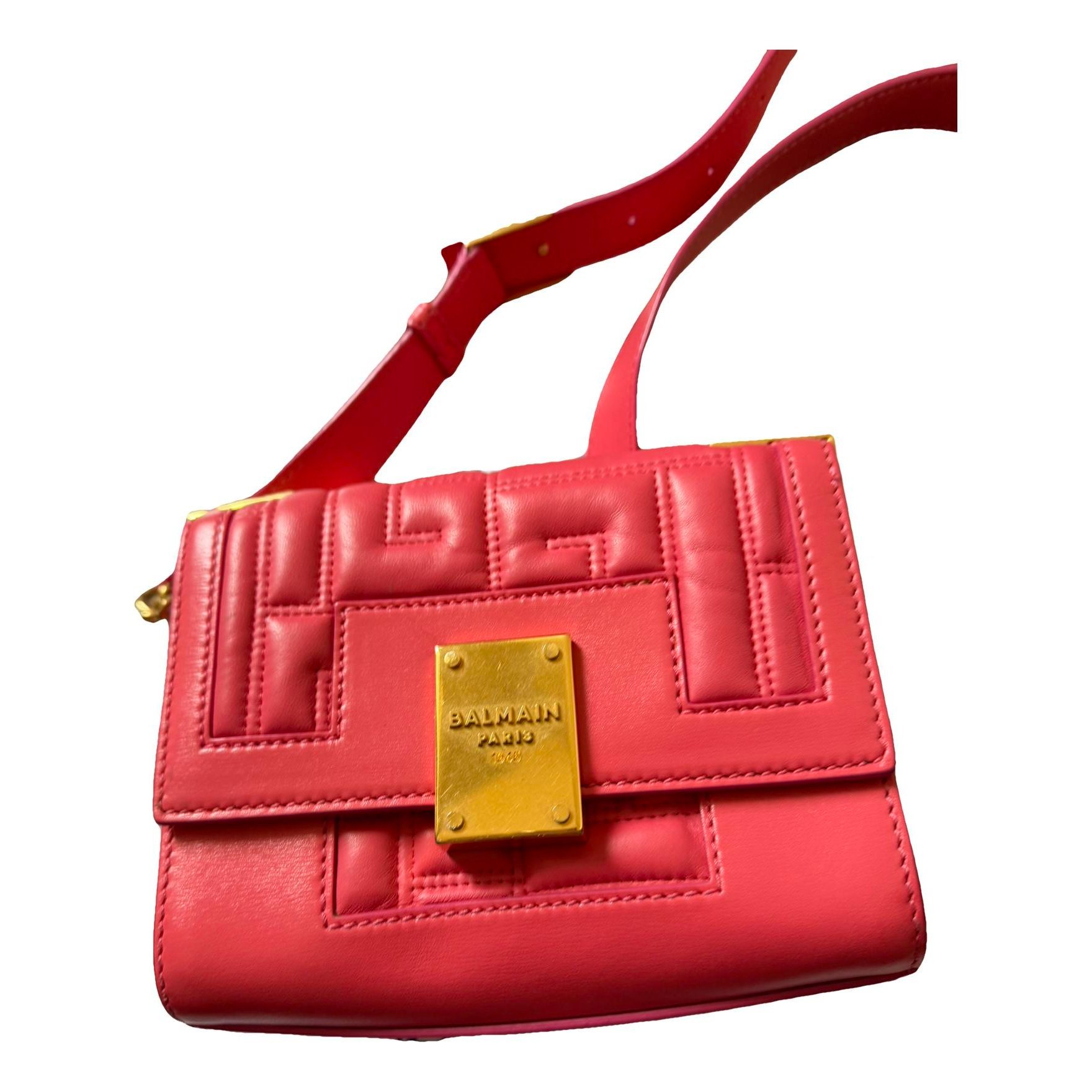 Balmain Leather clutch bag