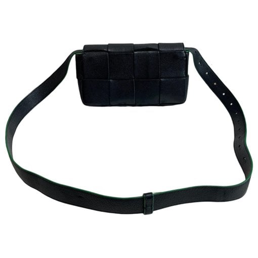 Cassette leather handbag