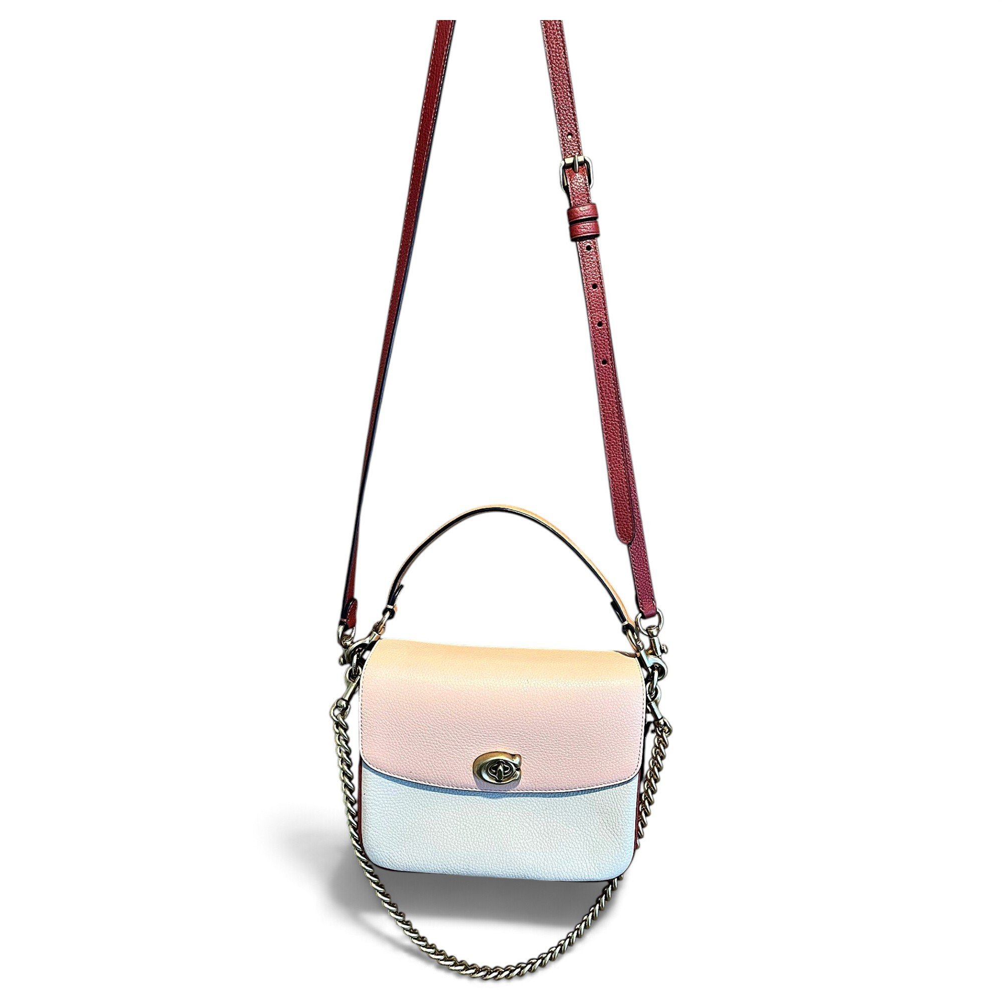 Cassie leather crossbody bag