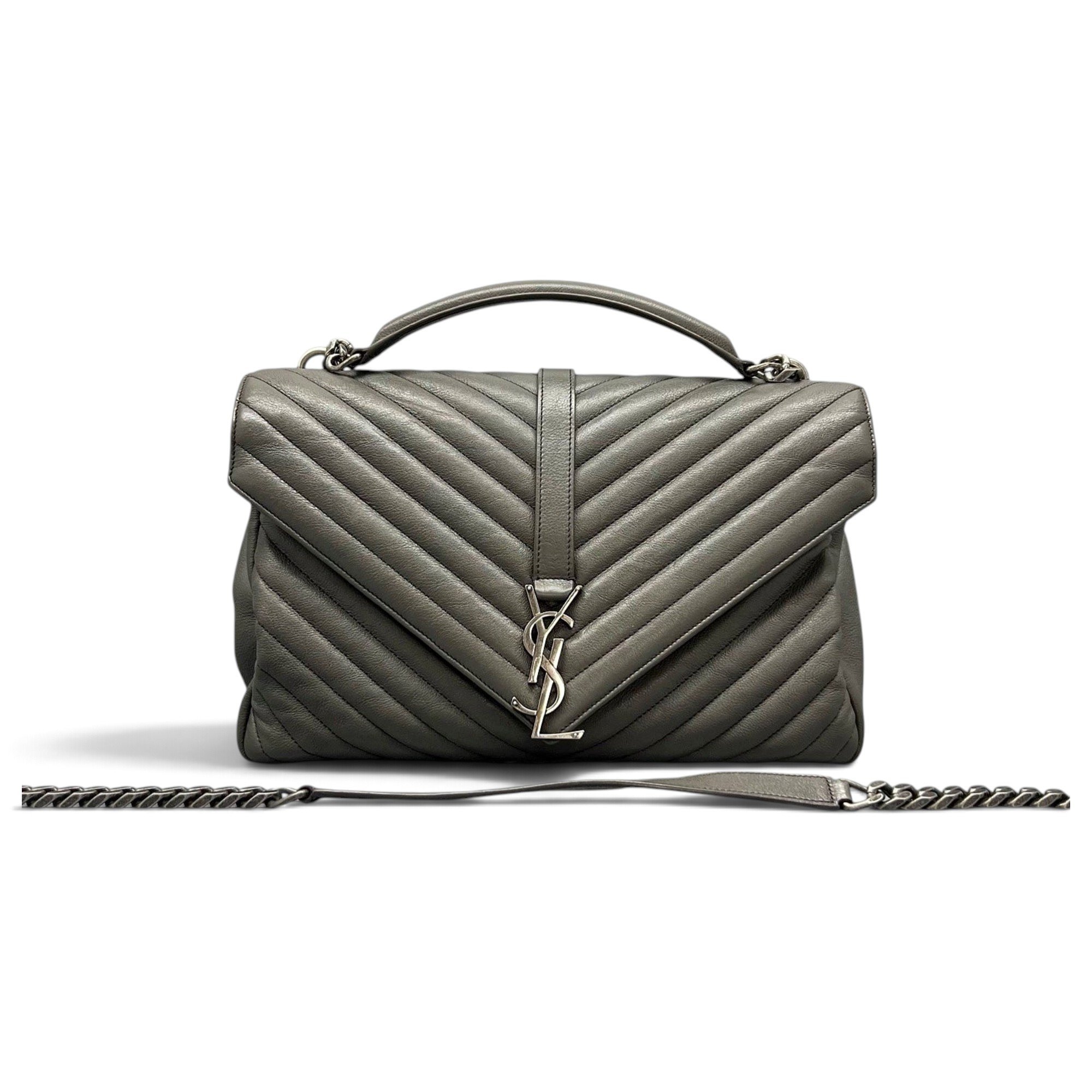 Saint Laurent Collége monogramme leather handbag