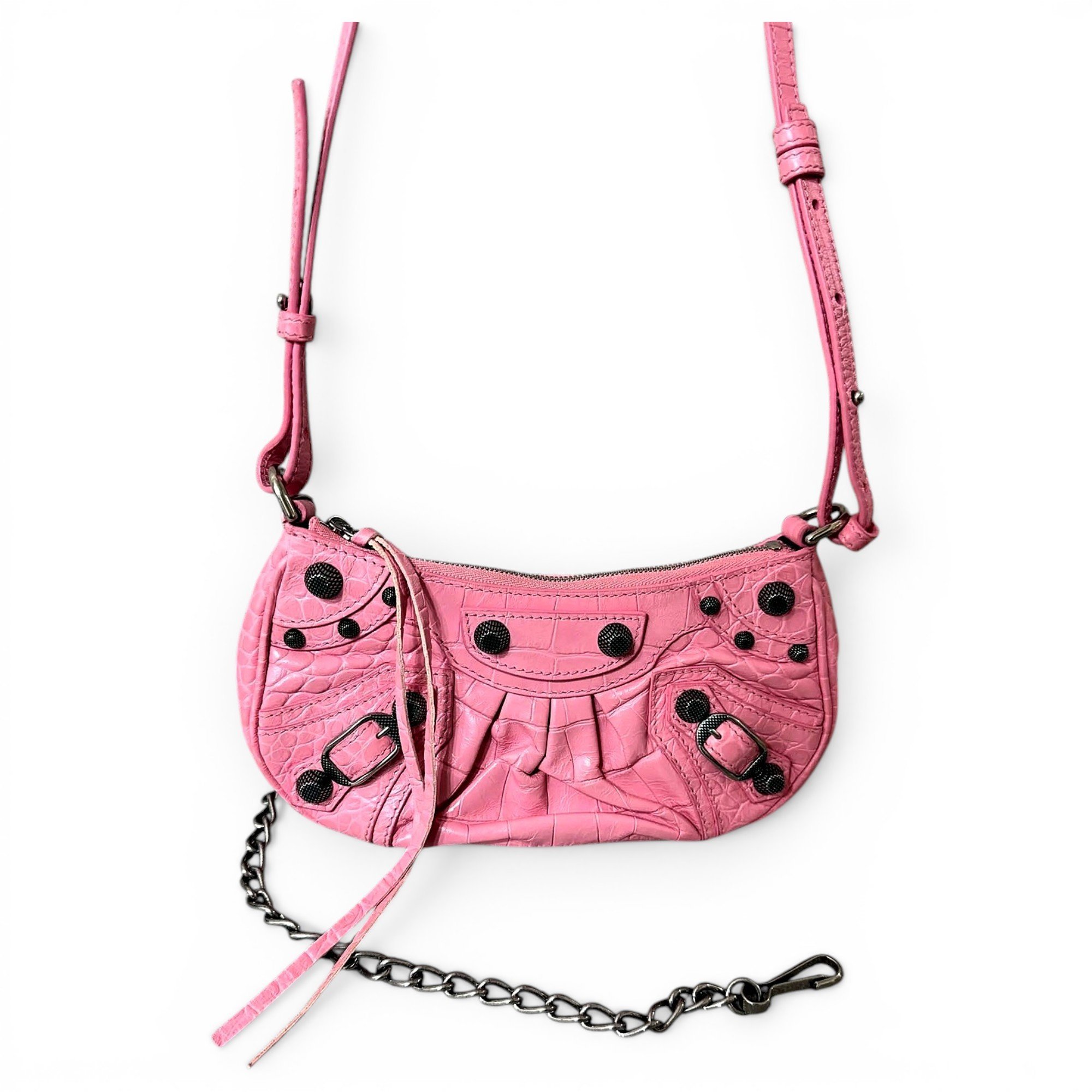 Le Cagole leather crossbody bag