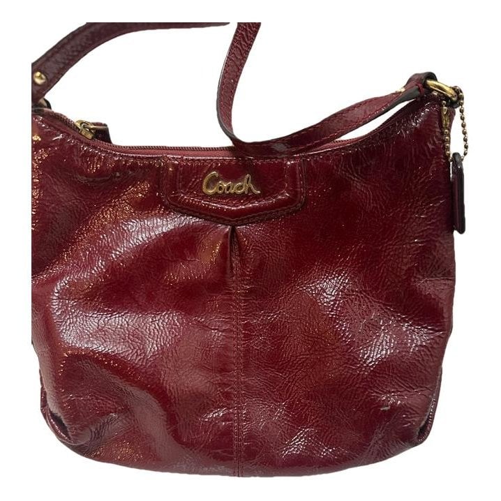 Patent leather mini bag