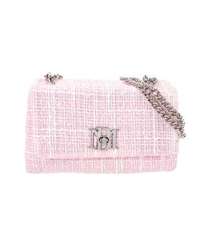 Badgley Mischka Mischka Tweed Minaudiere