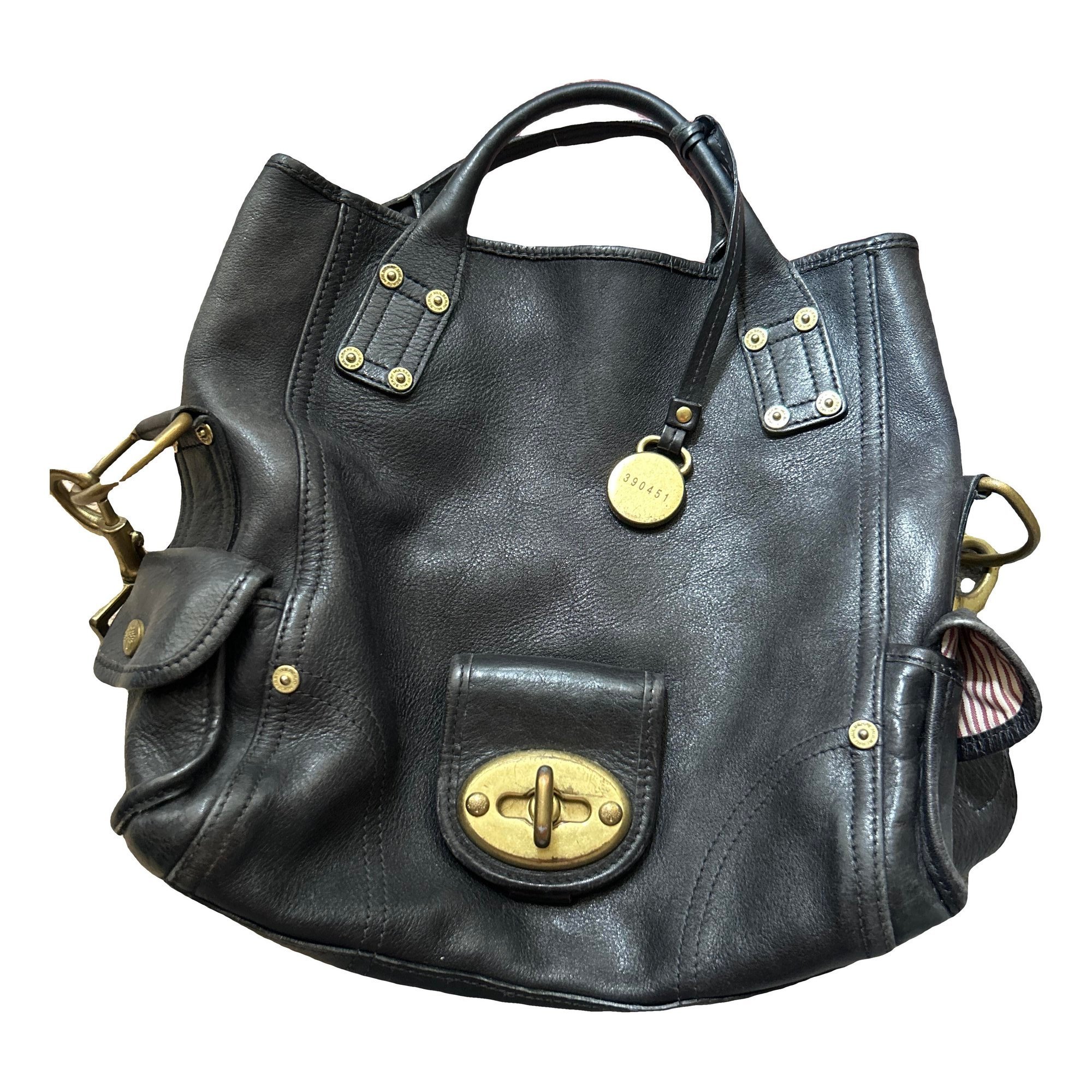 Leather tote