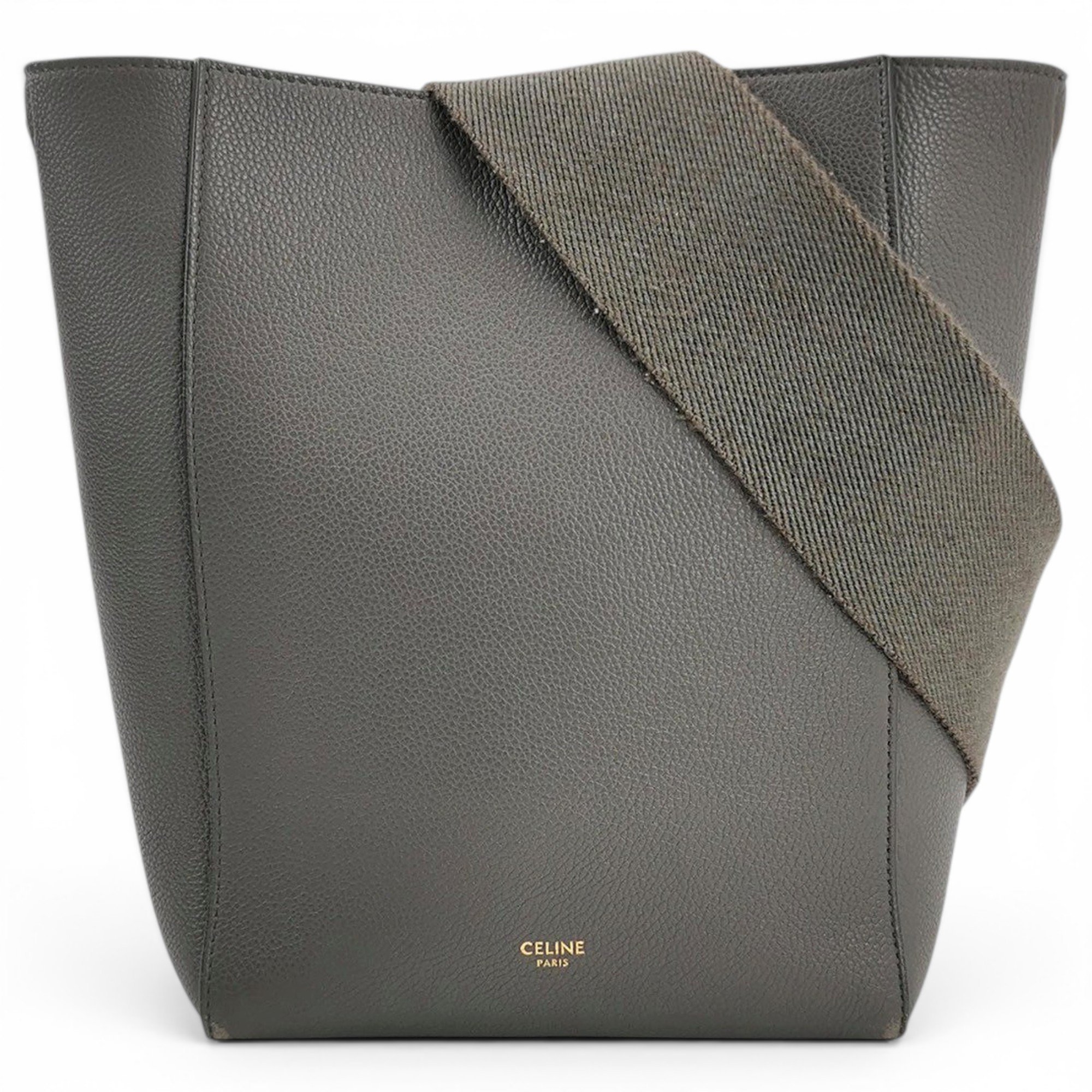 Seau Sangle leather tote