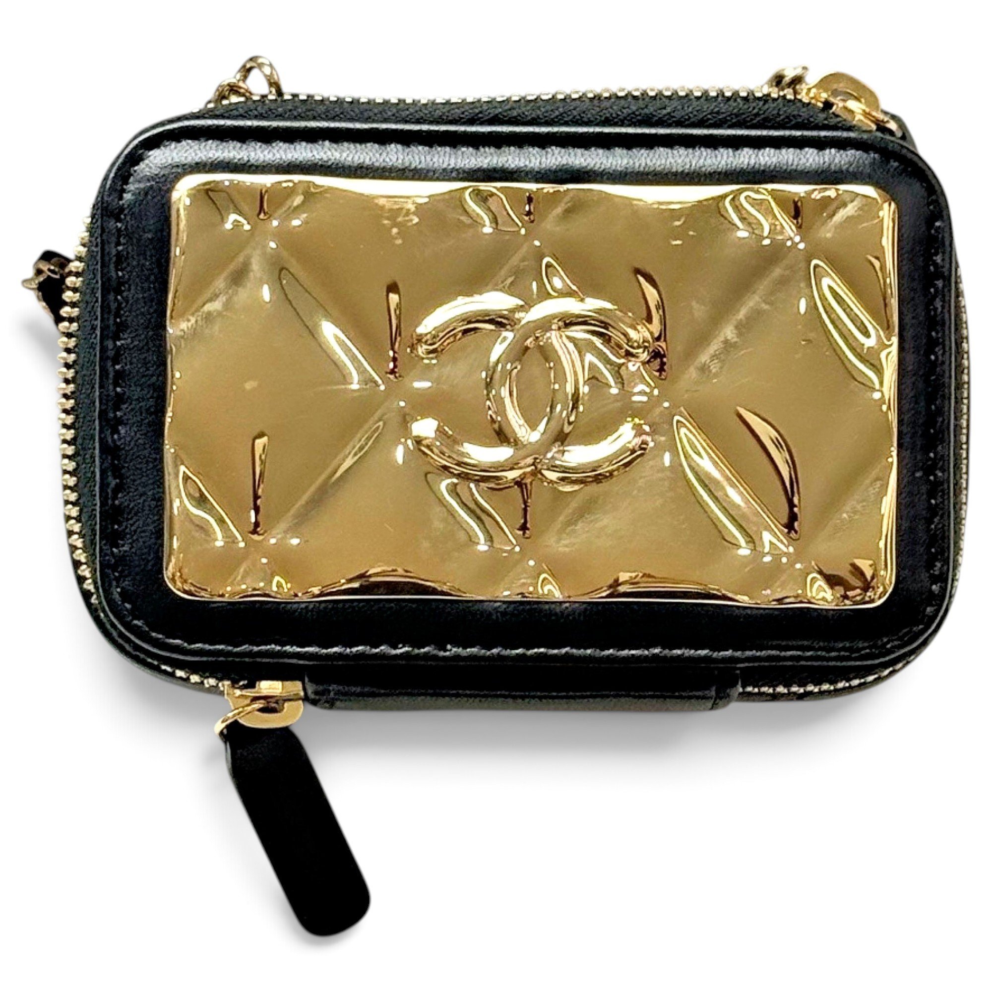 Vanity leather mini bag