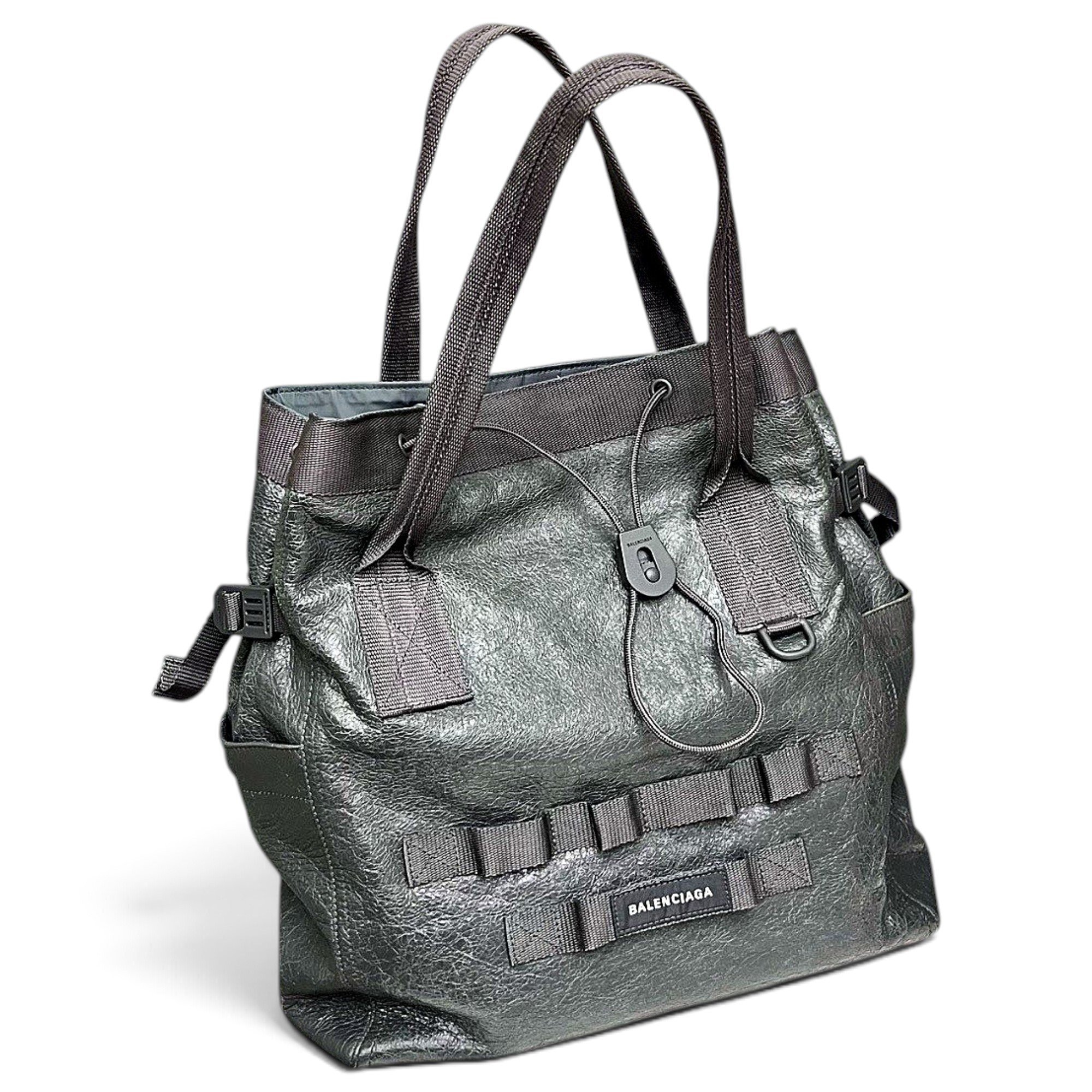 Leather tote