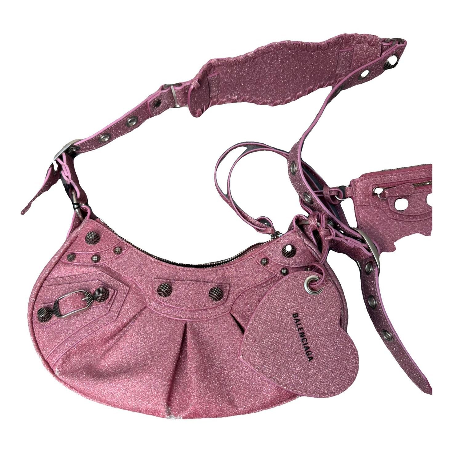 Le Cagole glitter handbag