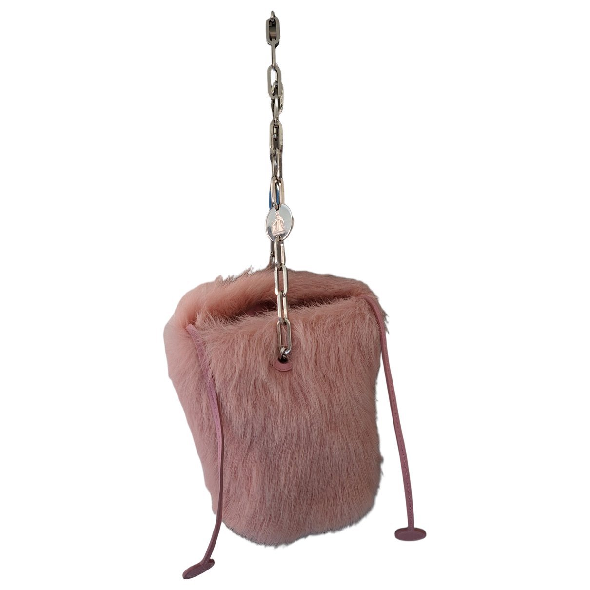 Lanvin Happy faux fur mini bag