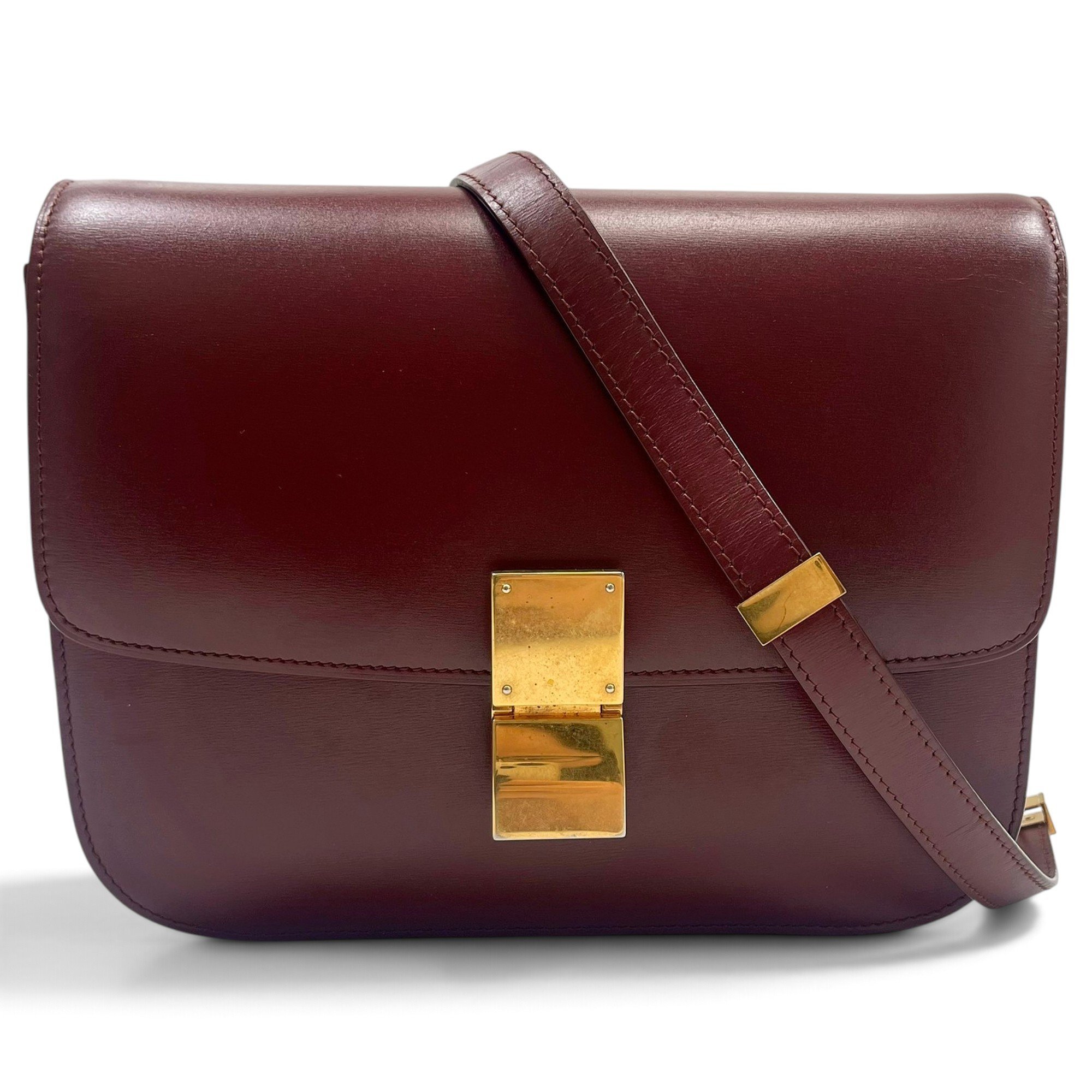 Classic leather handbag