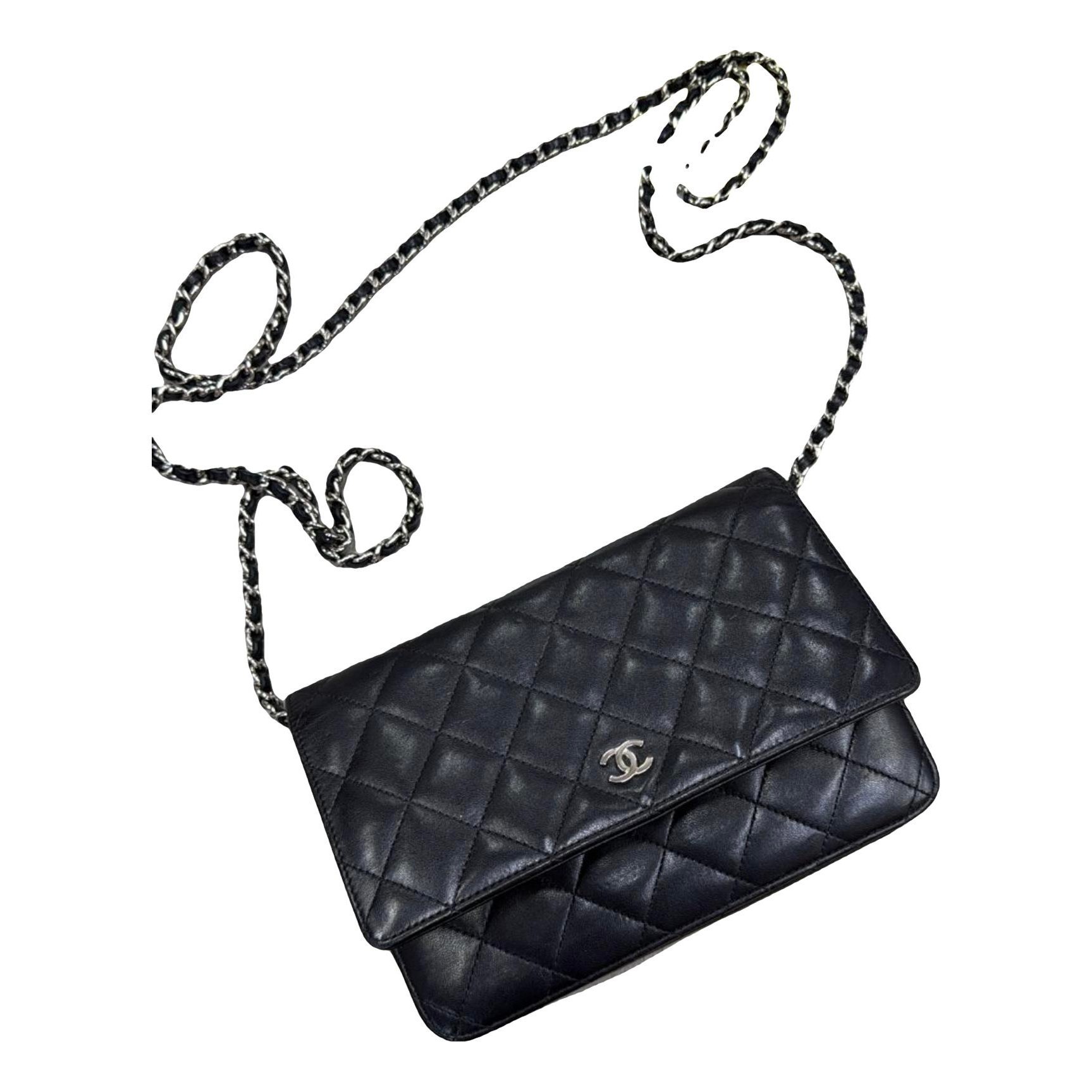 Wallet On Chain Timeless/Classique leather crossbody bag
