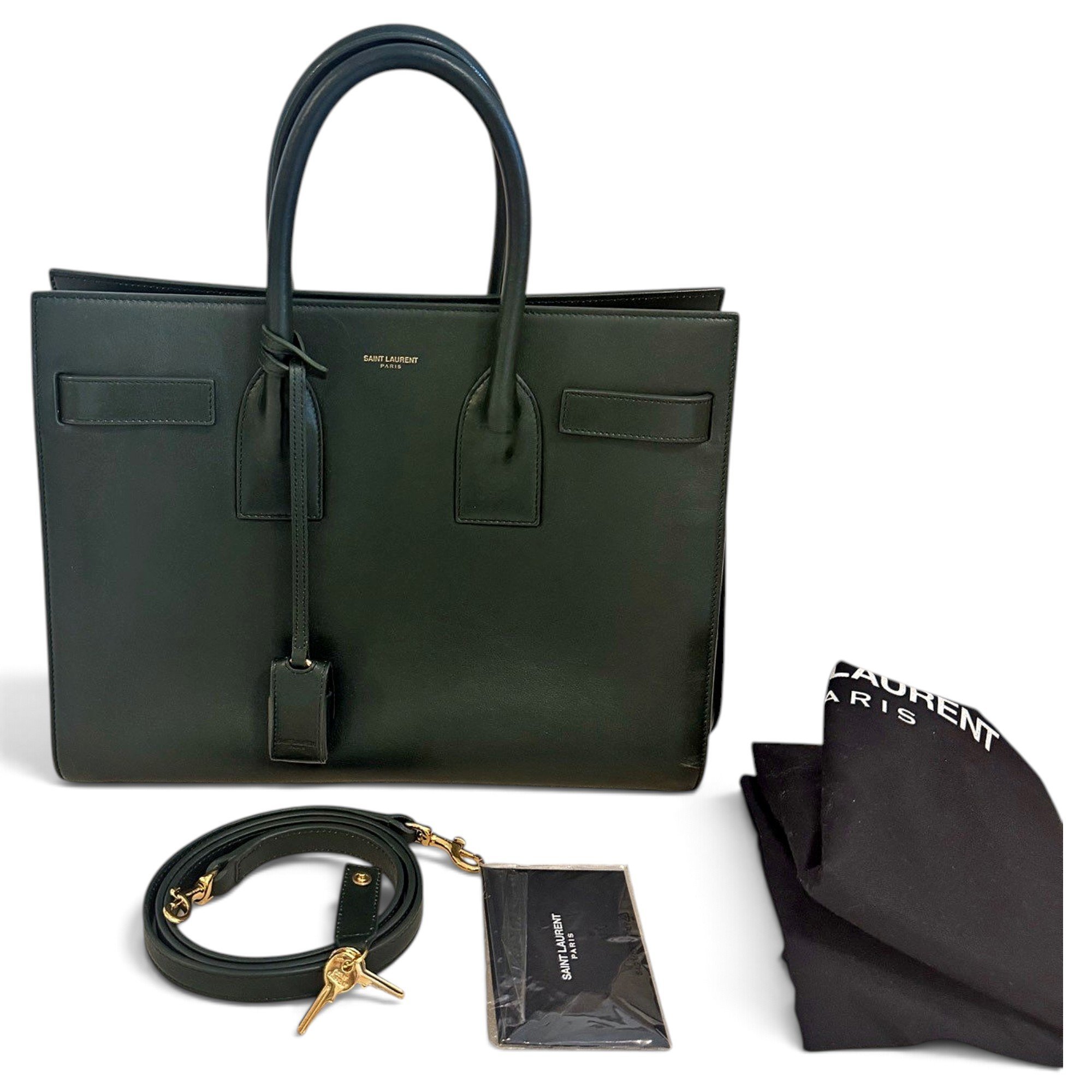 Saint Laurent Sac de Jour leather handbag