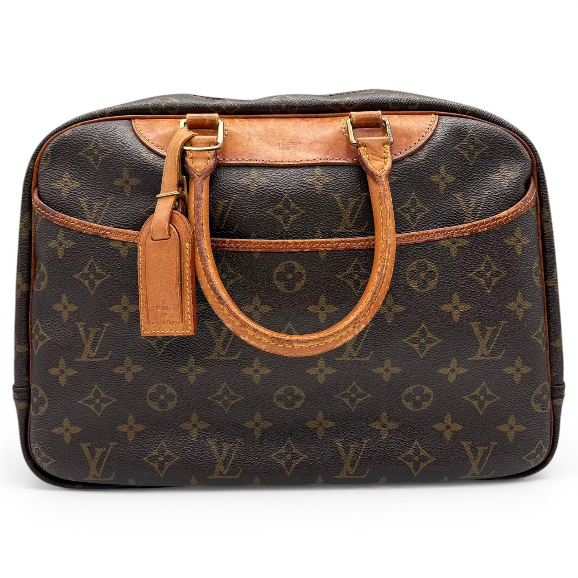 Deauville leather handbag
