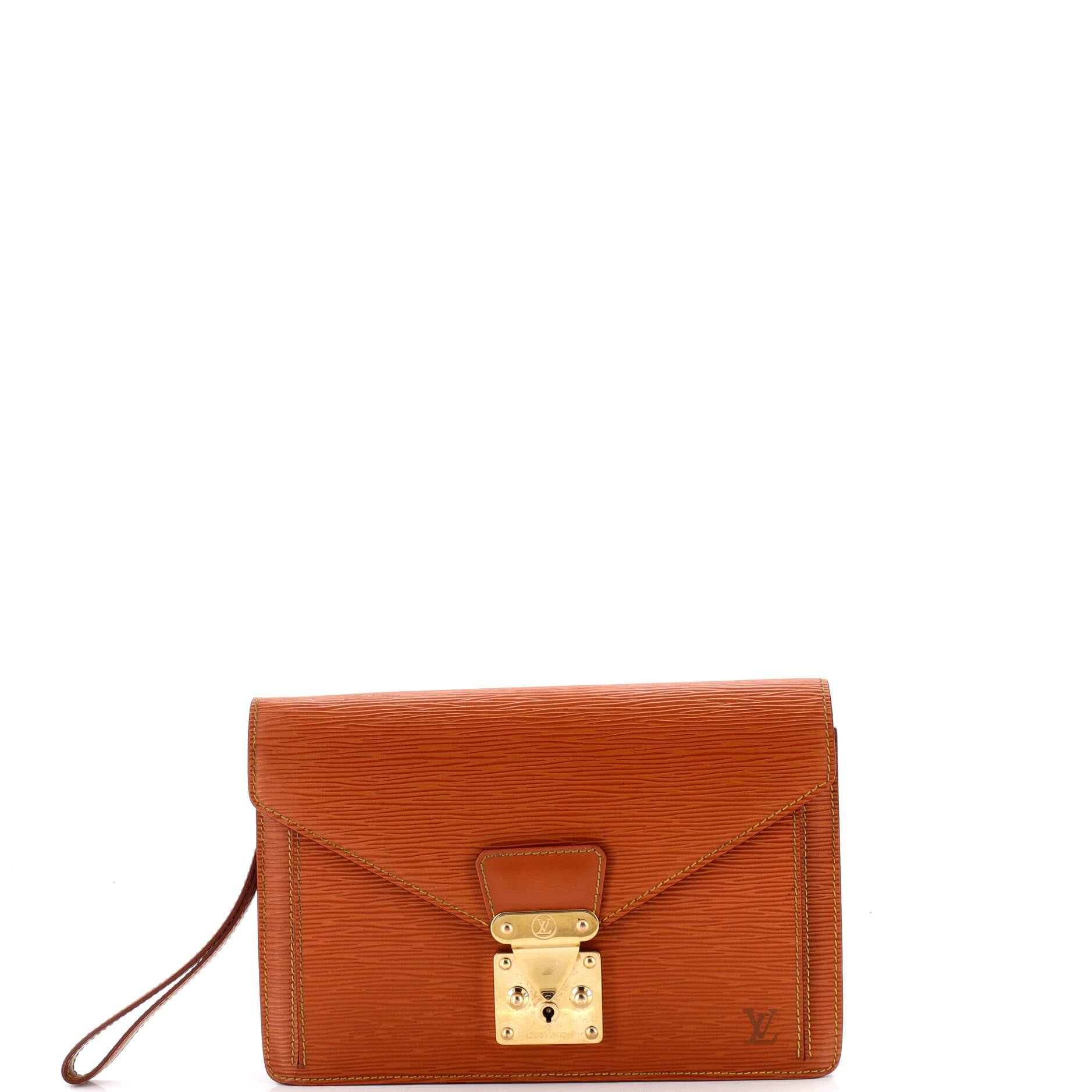 Dragonne Pochette Epi Leather