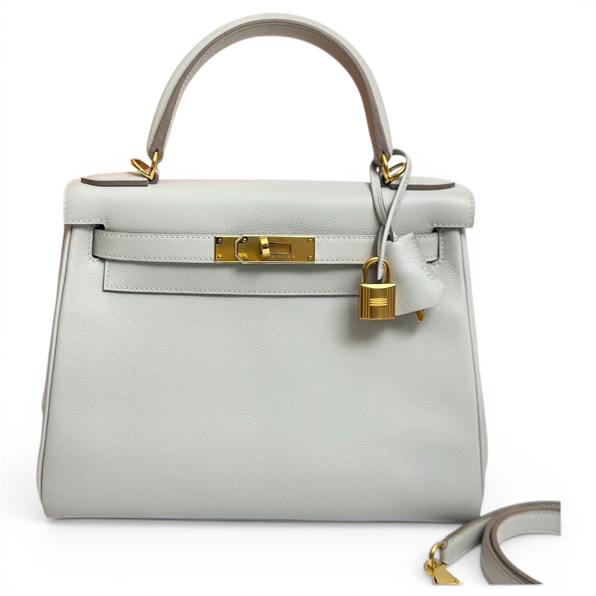 Kelly 28 leather handbag