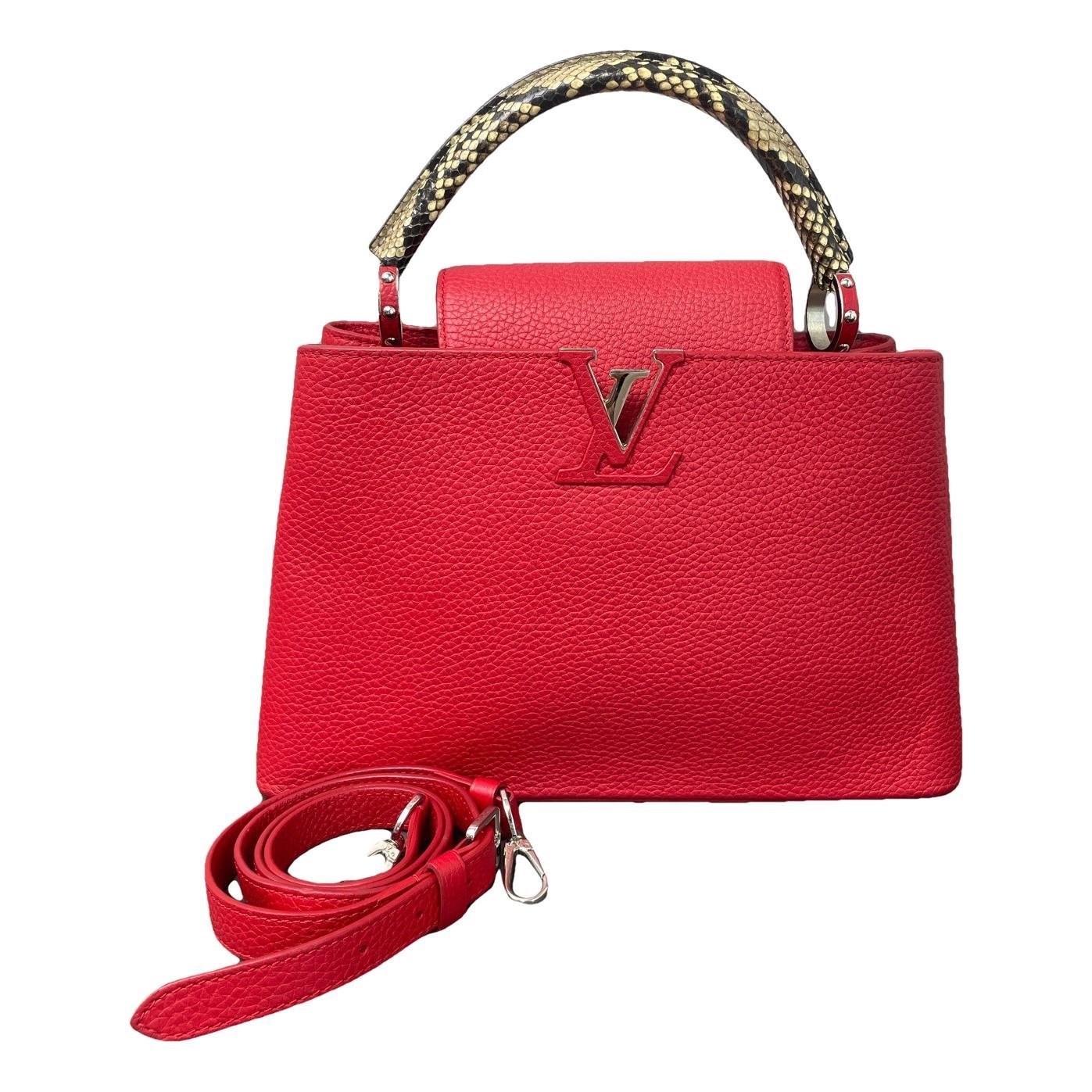 Capucines leather handbag