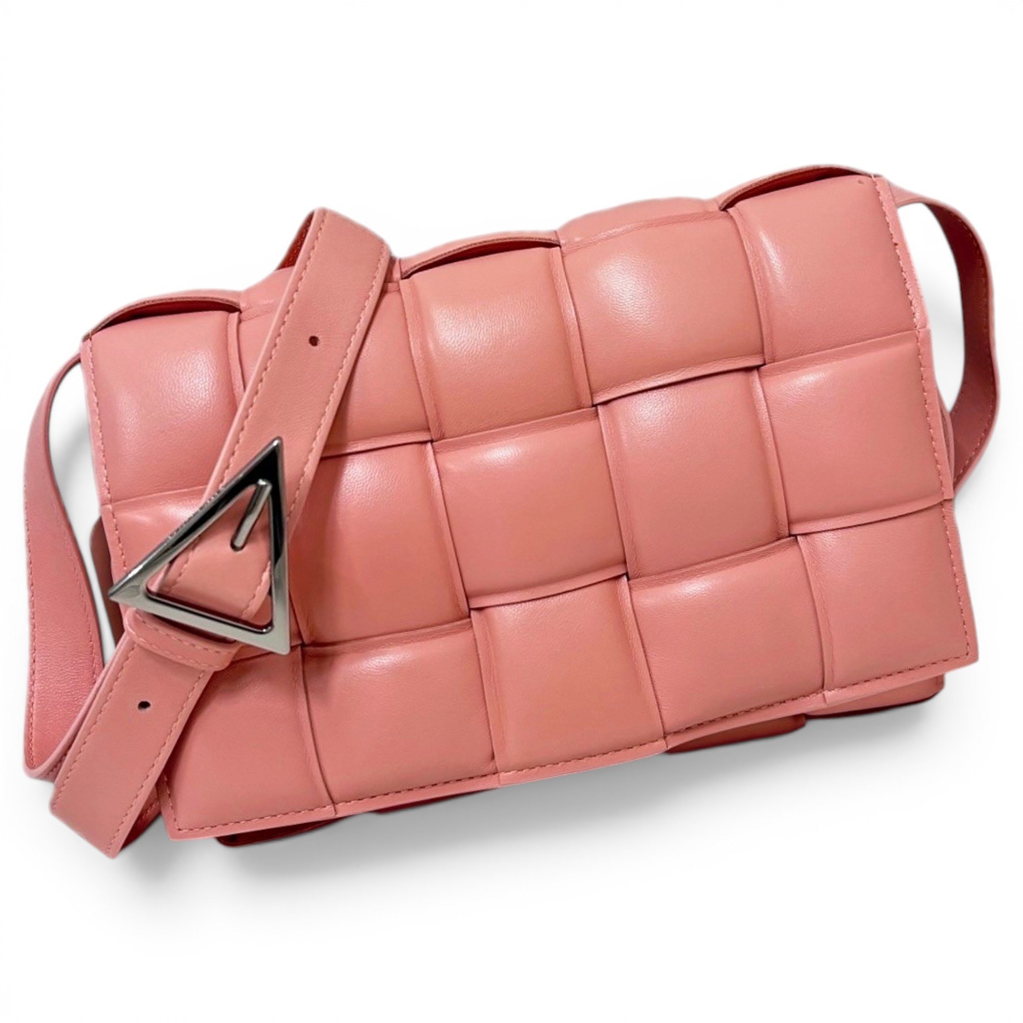 Cassette Padded leather handbag