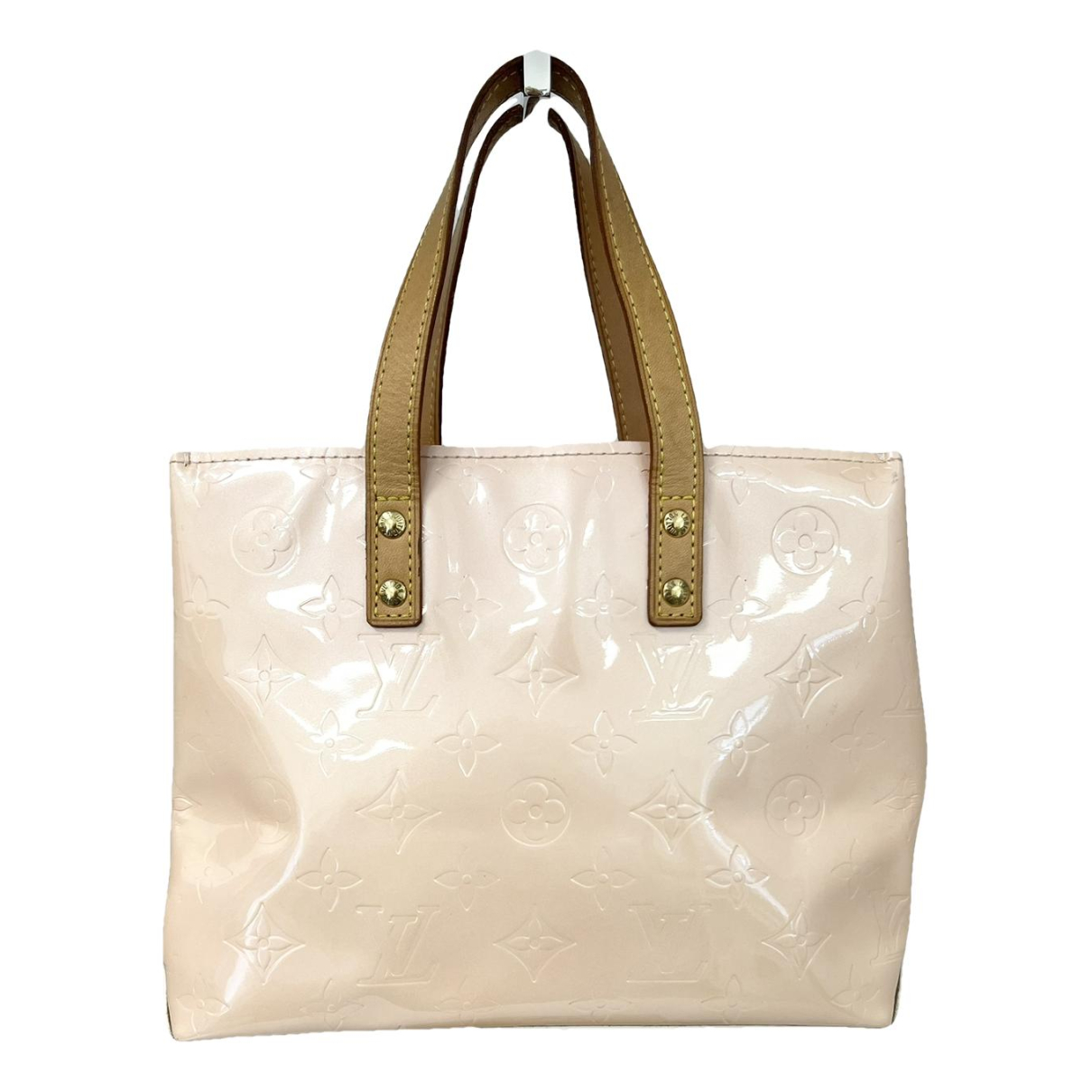 Reade patent leather handbag