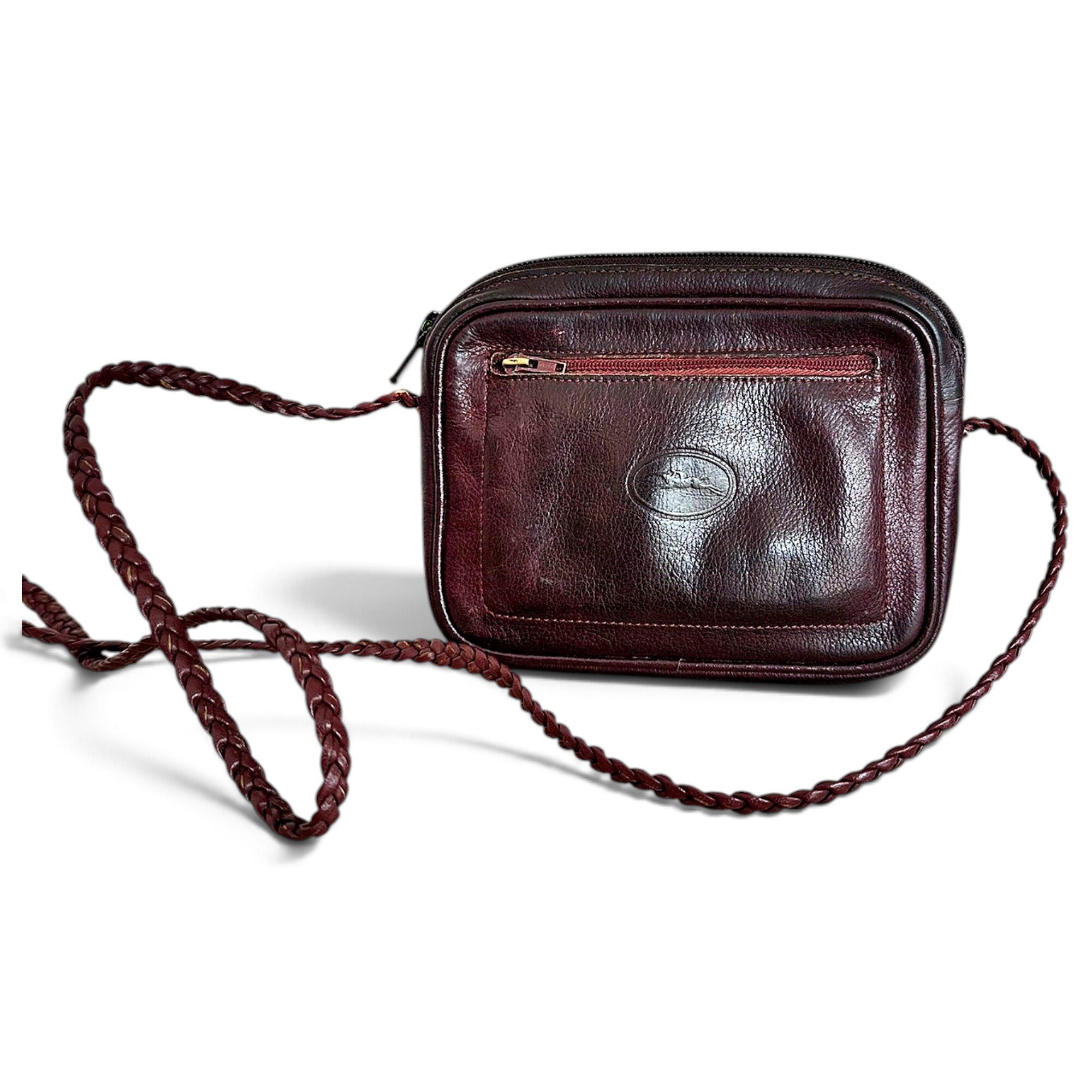 Leather crossbody bag