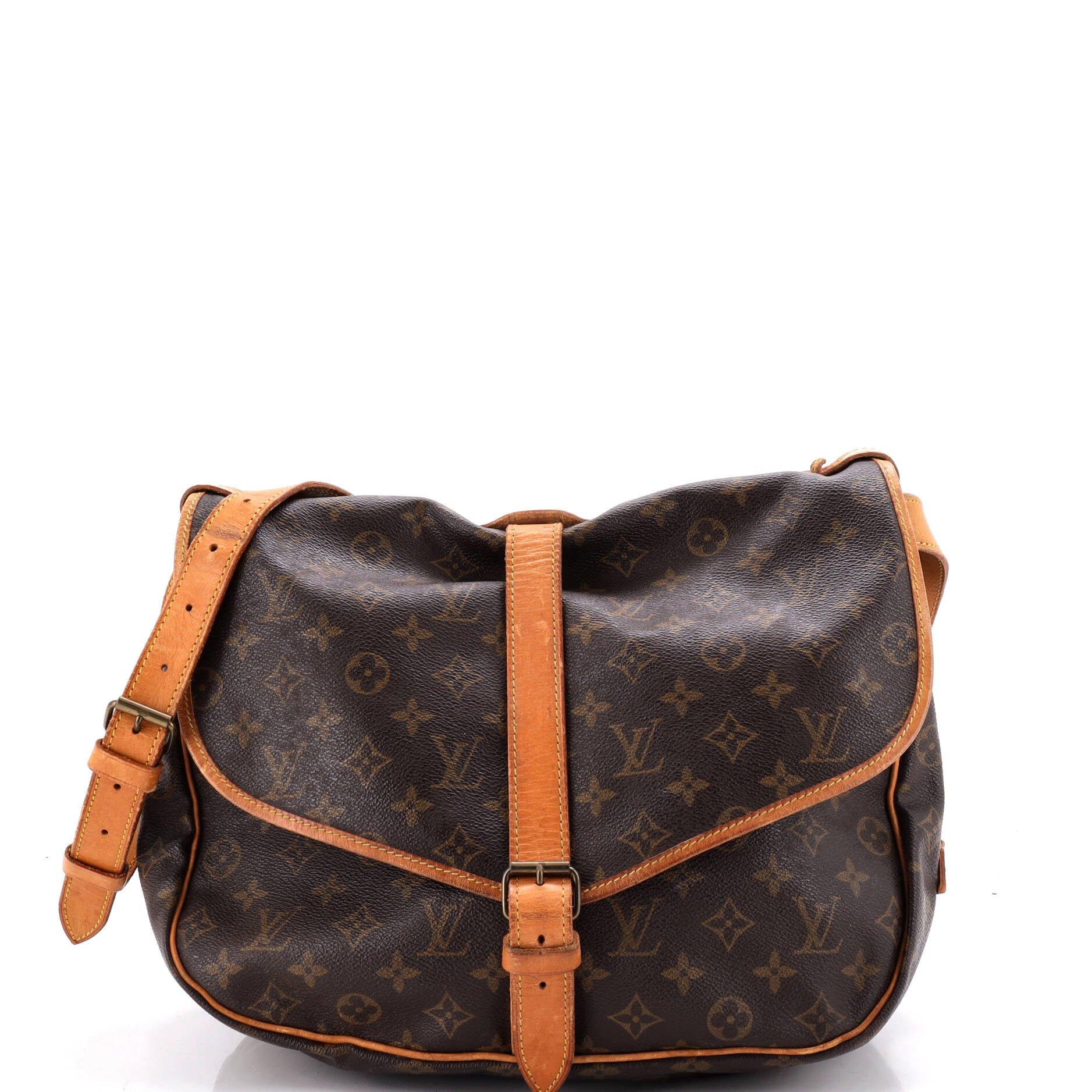 Saumur Handbag Monogram Canvas 35
