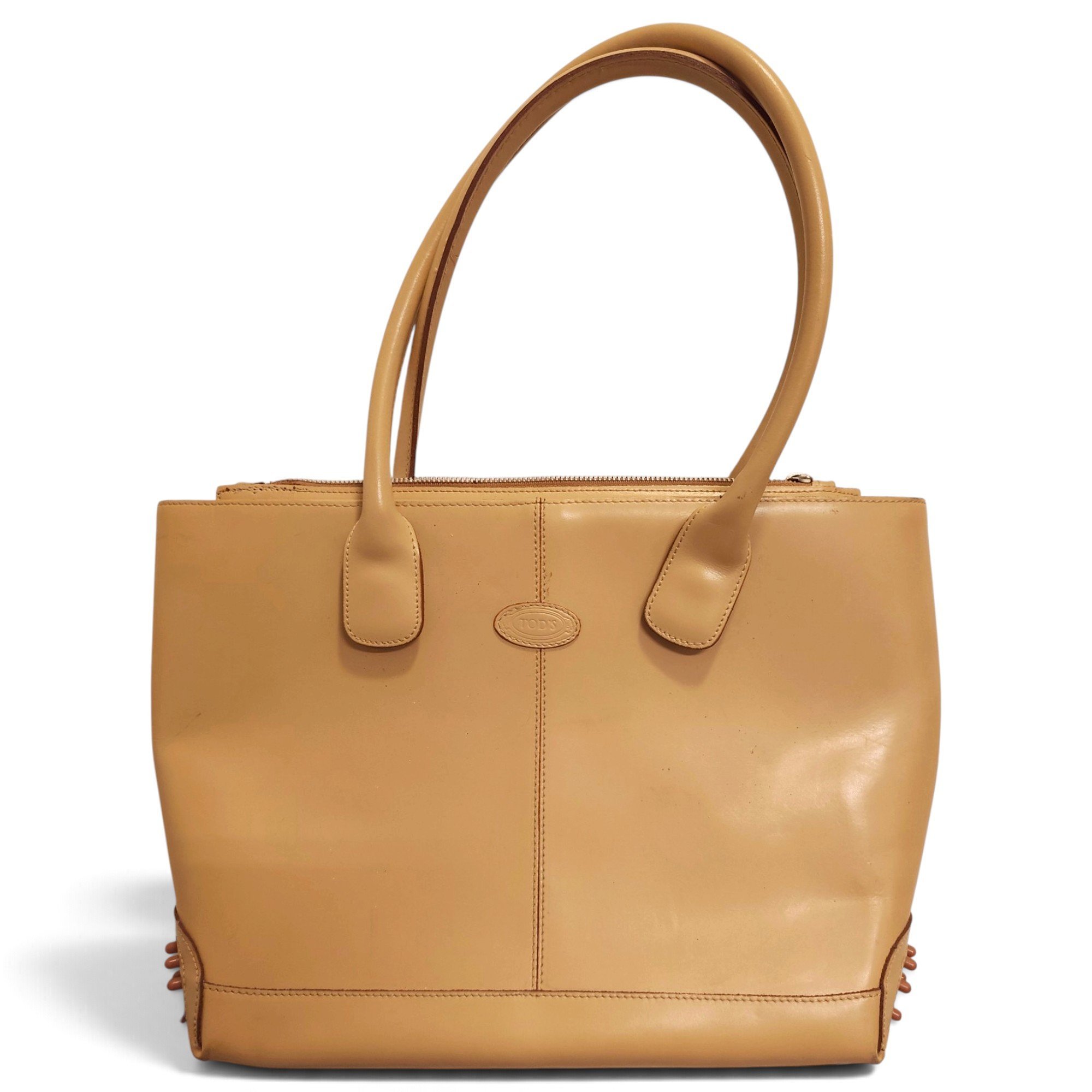 Leather tote