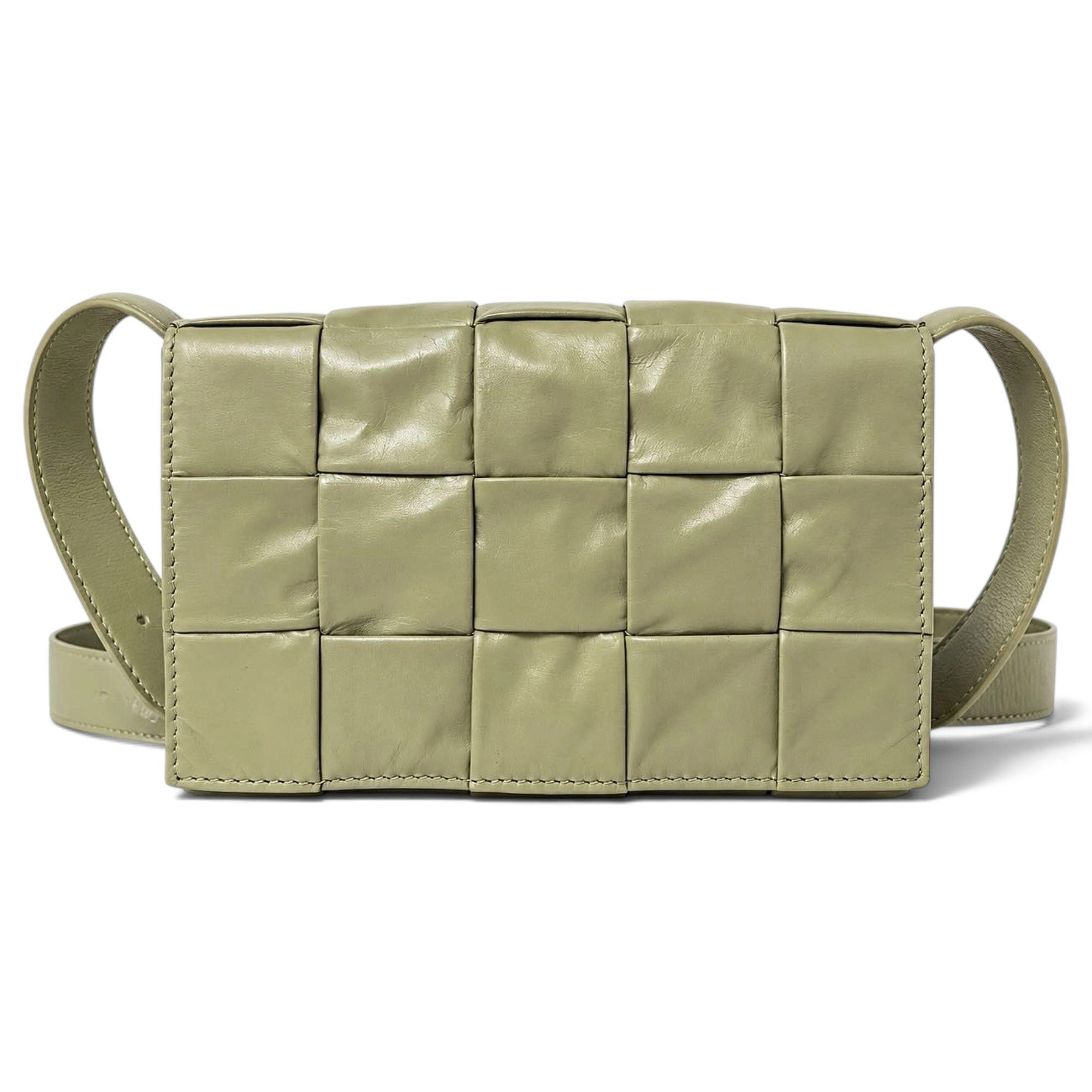 Cassette Padded leather crossbody bag