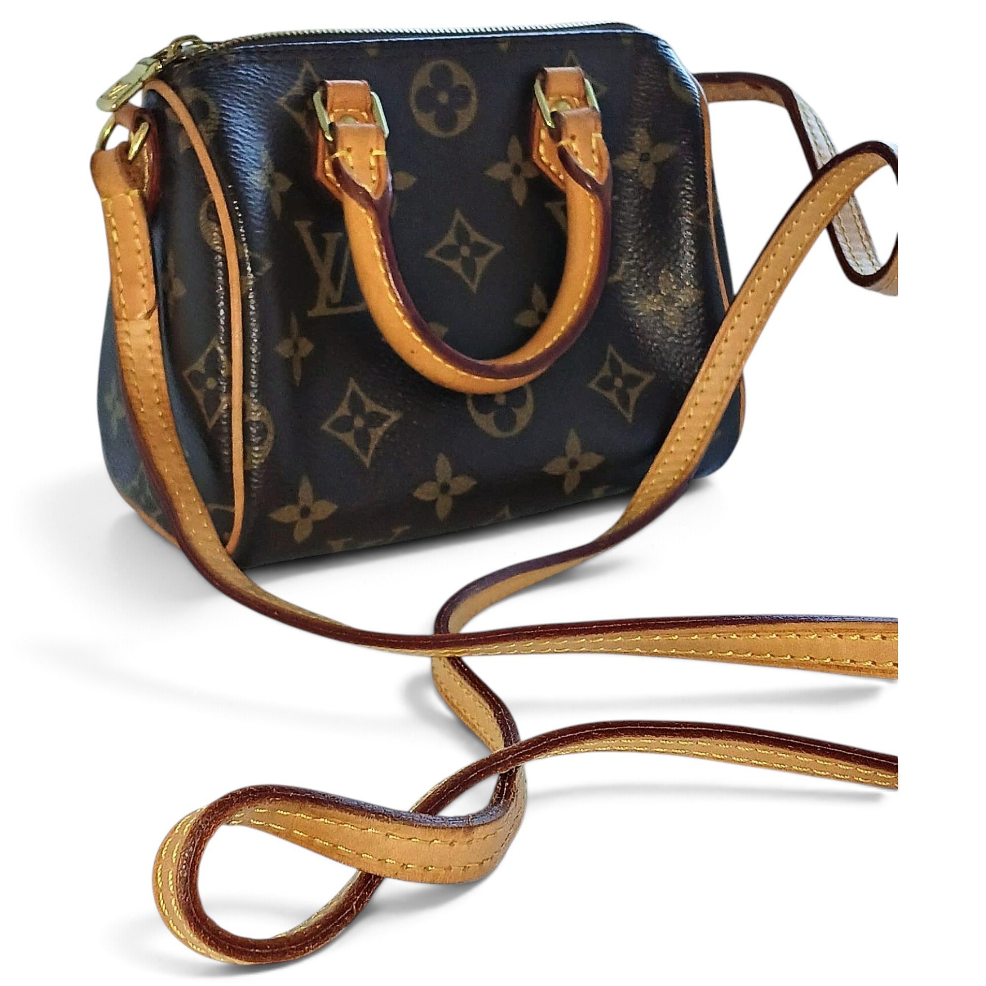 Louis Vuitton Speedy Bandoulière leather crossbody bag