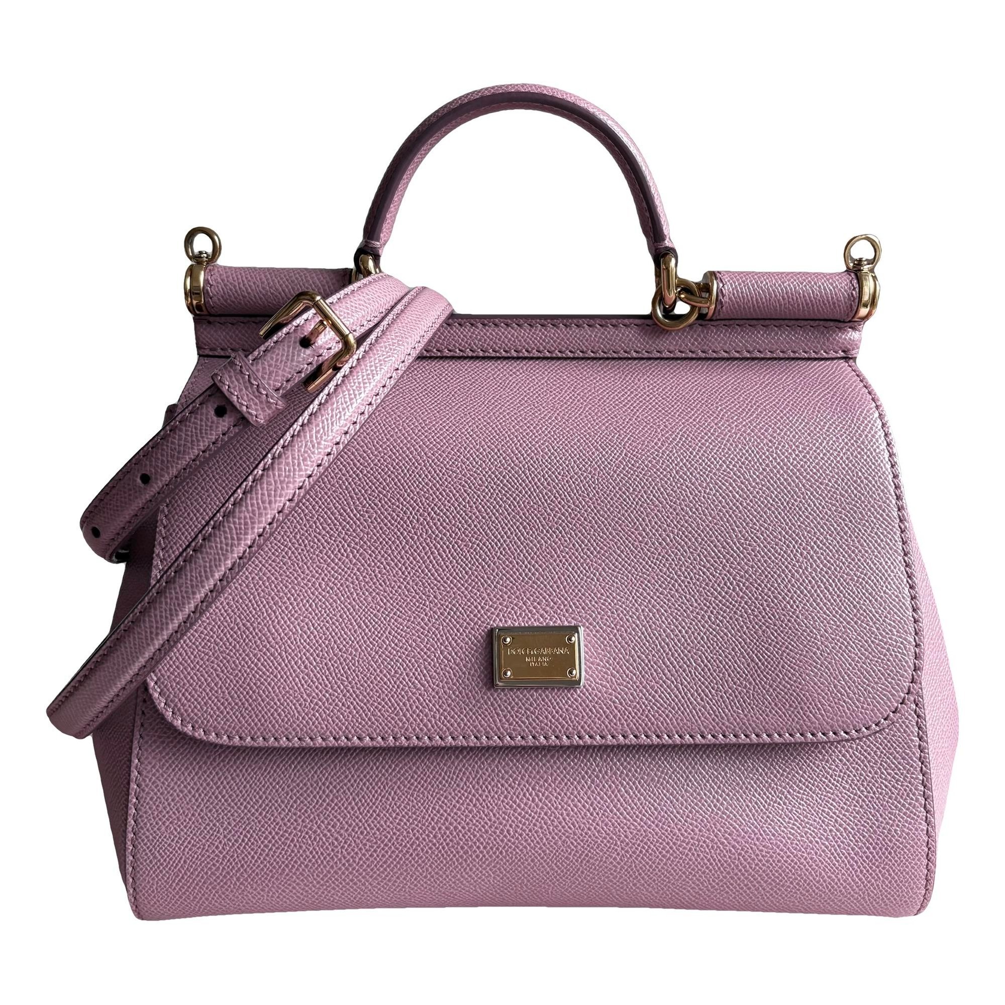 Dolce & Gabbana Sicily leather handbag
