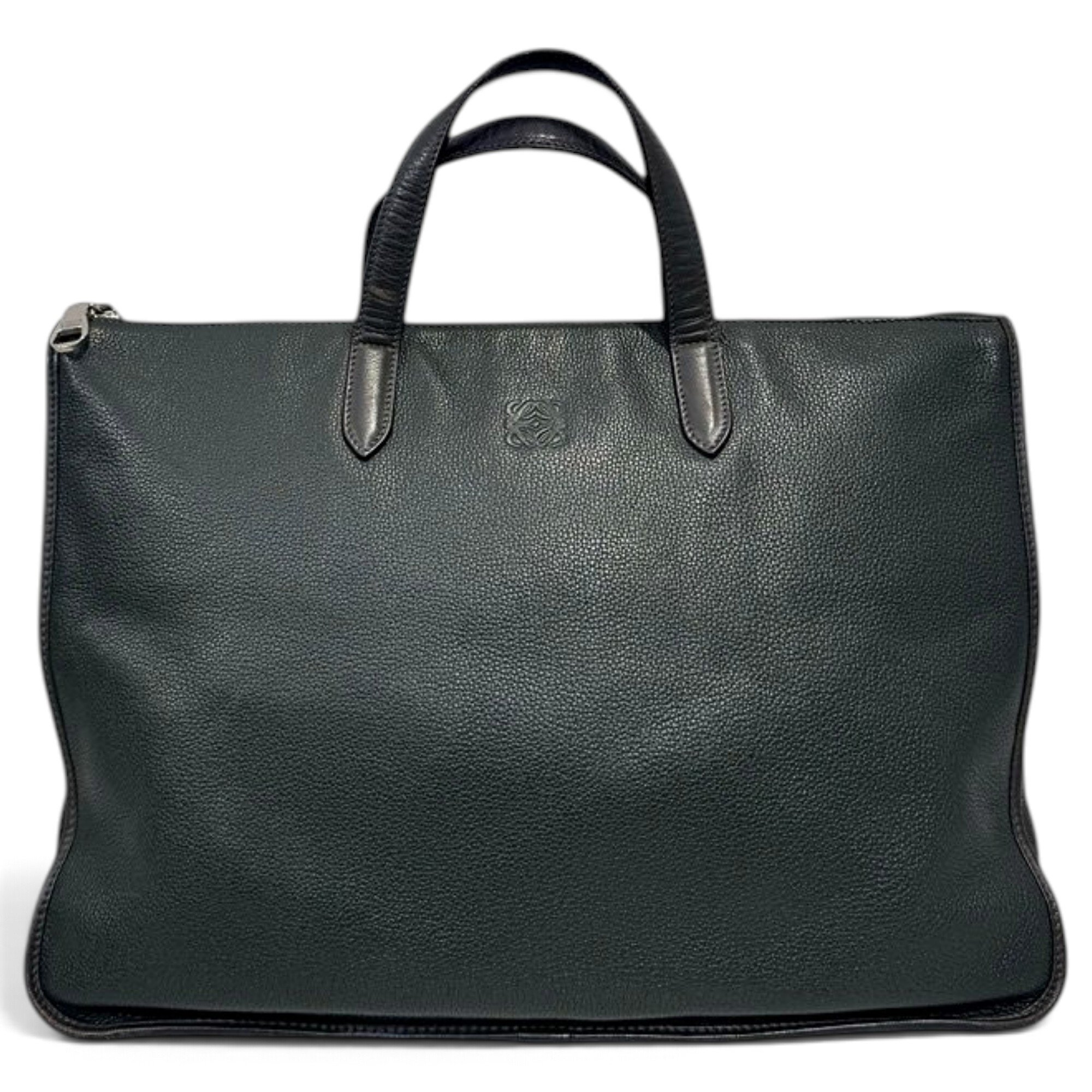 Leather tote