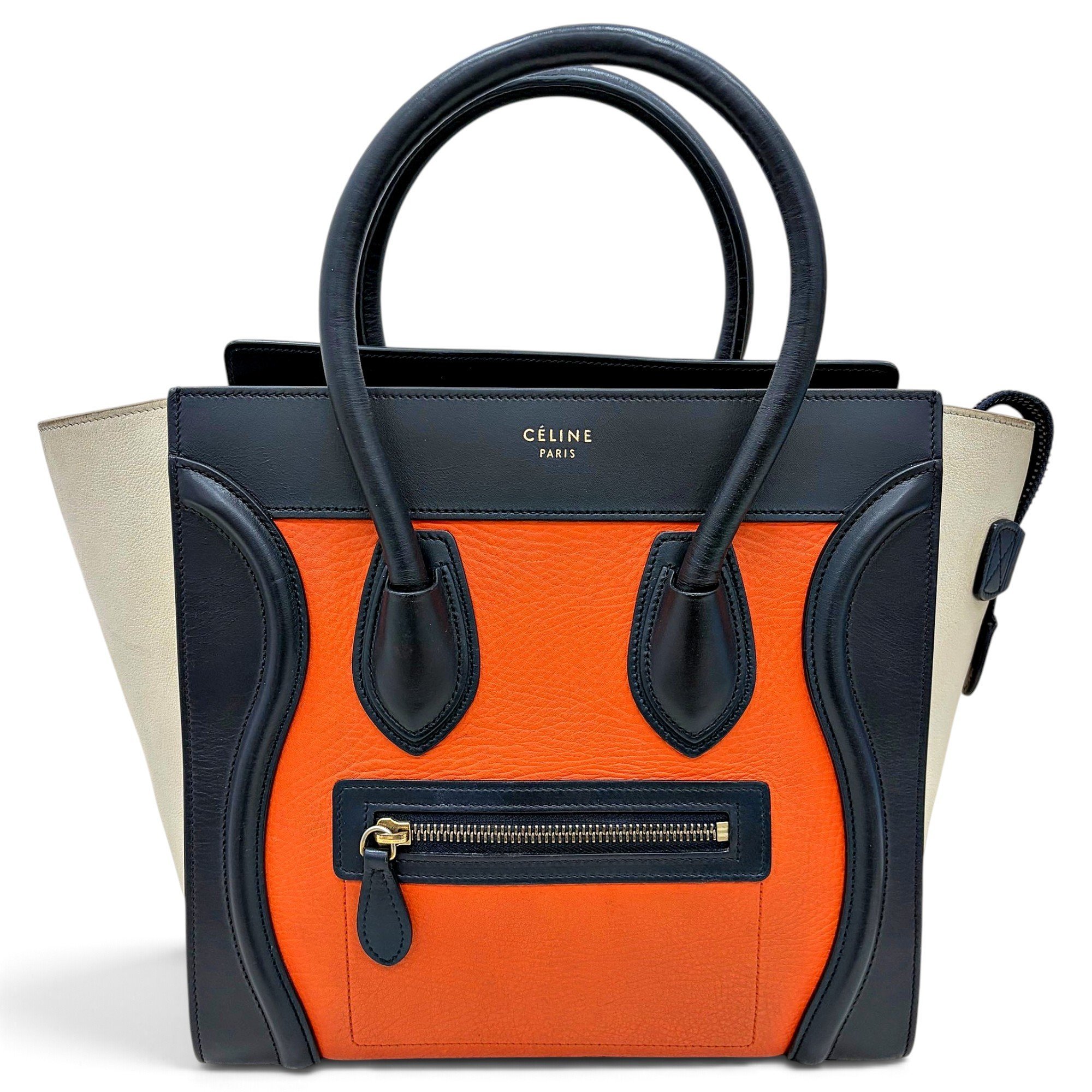 Luggage leather handbag